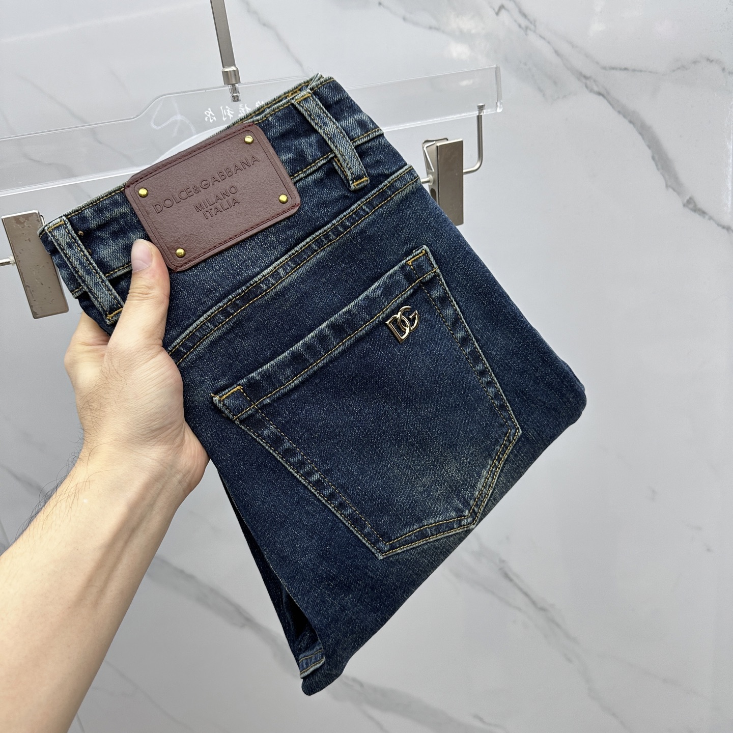 🆕DG杜嘉班纳 🔥高端定制、2025早秋最新款牛仔裤 柜台同步发售 原版定制复刻 客供五金辅料 原单品质