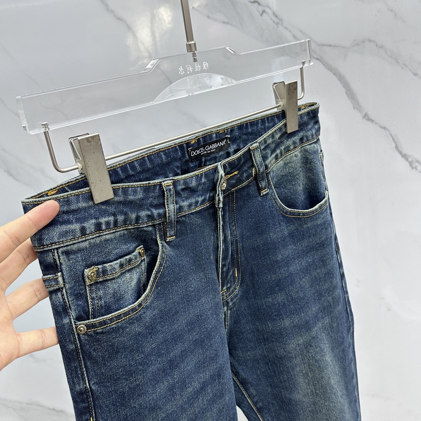 🆕DG杜嘉班纳 🔥高端定制、2025早秋最新款牛仔裤 柜台同步发售 原版定制复刻 客供五金辅料 原单品质