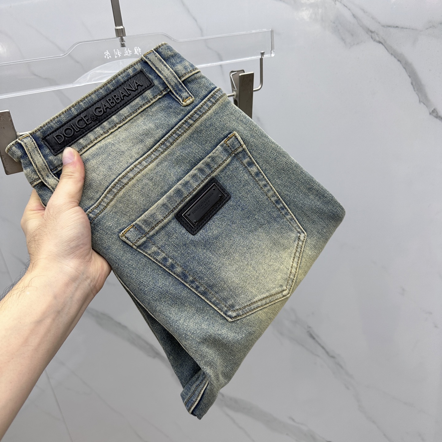 🆕DG杜嘉班纳 🔥高端定制、2025早秋最新款牛仔裤 柜台同步发售 原版定制复刻 客供五金辅料 原单品质