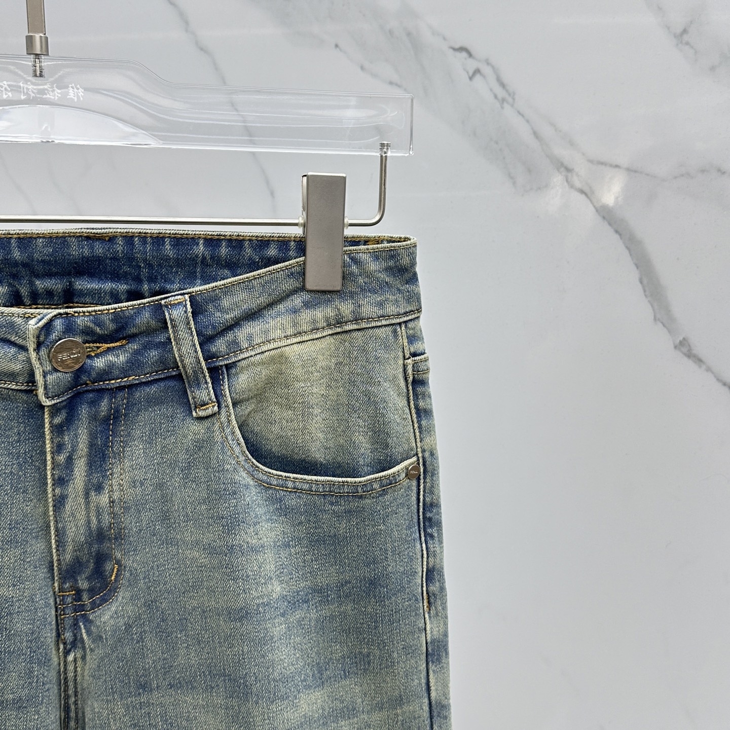 🆕Fendi芬迪 🔥高端定制、2025早秋最新款牛仔裤 柜台同步发售 原版定制复刻 客供五金辅料 原单品
