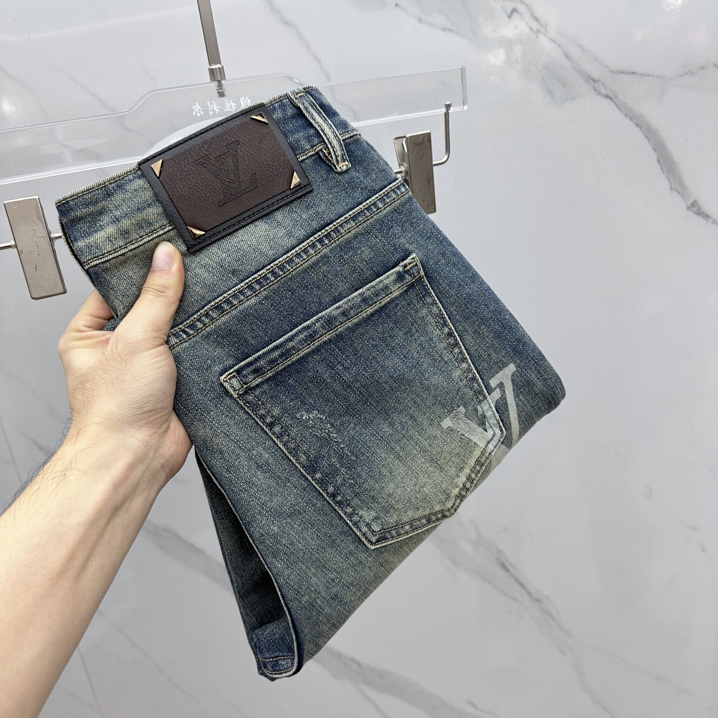 🆕LV路易威登 🔥高端定制、2025早秋最新款牛仔裤 柜台同步发售 原版定制复刻 客供五金辅料 原单品质