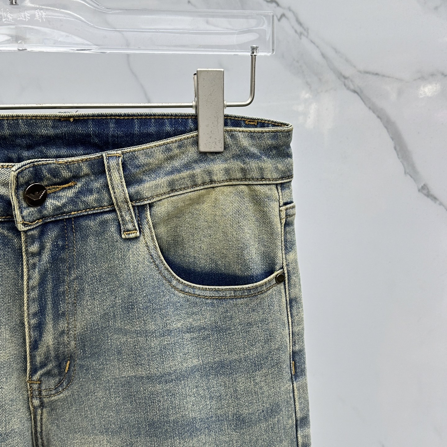 🆕Amani阿玛尼 🔥高端定制、2025早秋最新款牛仔裤 柜台同步发售 原版定制复刻 客供五金辅料 原单