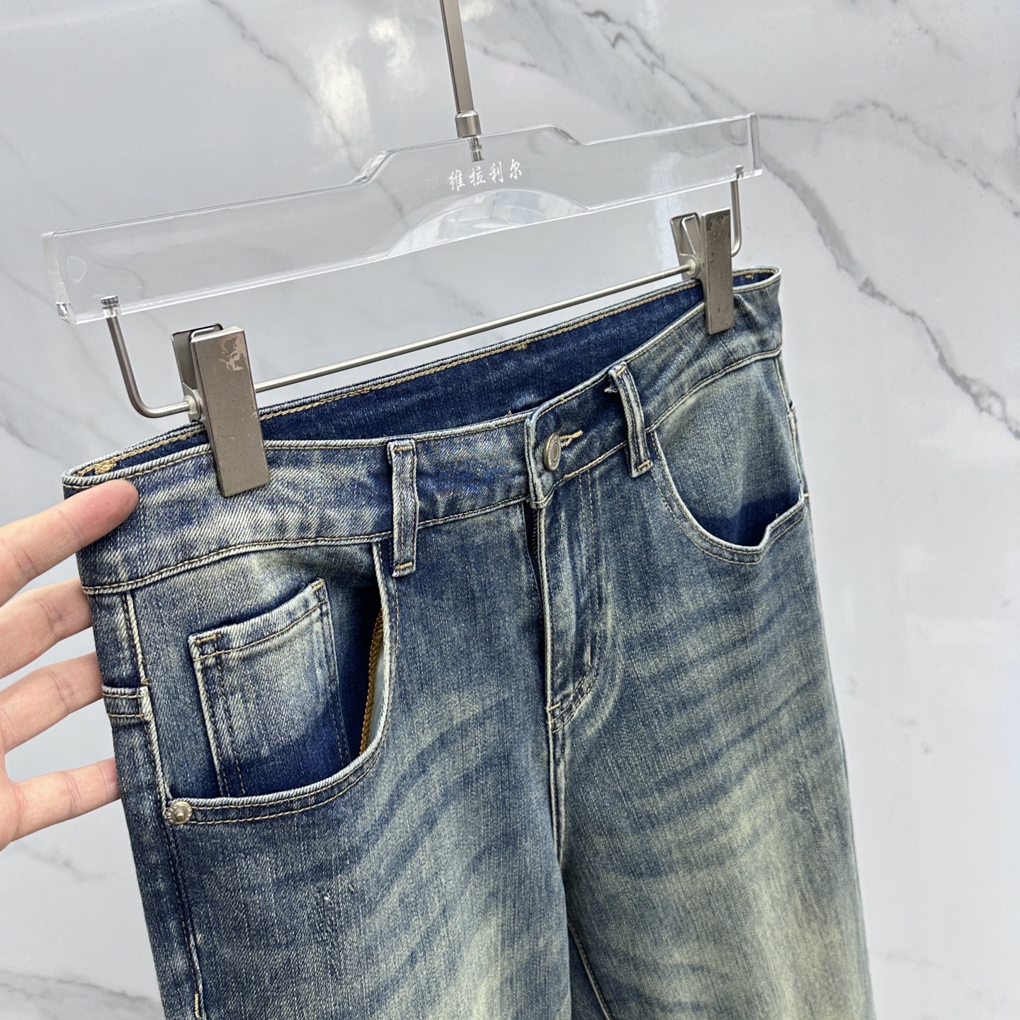 🆕Fendi芬迪 🔥高端定制、2025早秋最新款牛仔裤 柜台同步发售 原版定制复刻 客供五金辅料 原单品