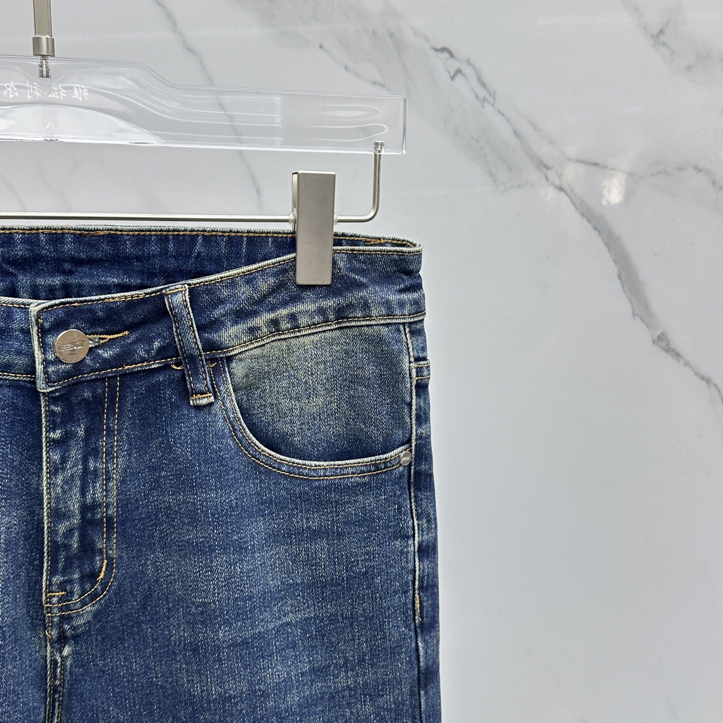 🆕Fendi芬迪 🔥高端定制、2025早秋最新款牛仔裤 柜台同步发售 原版定制复刻 客供五金辅料 原单品