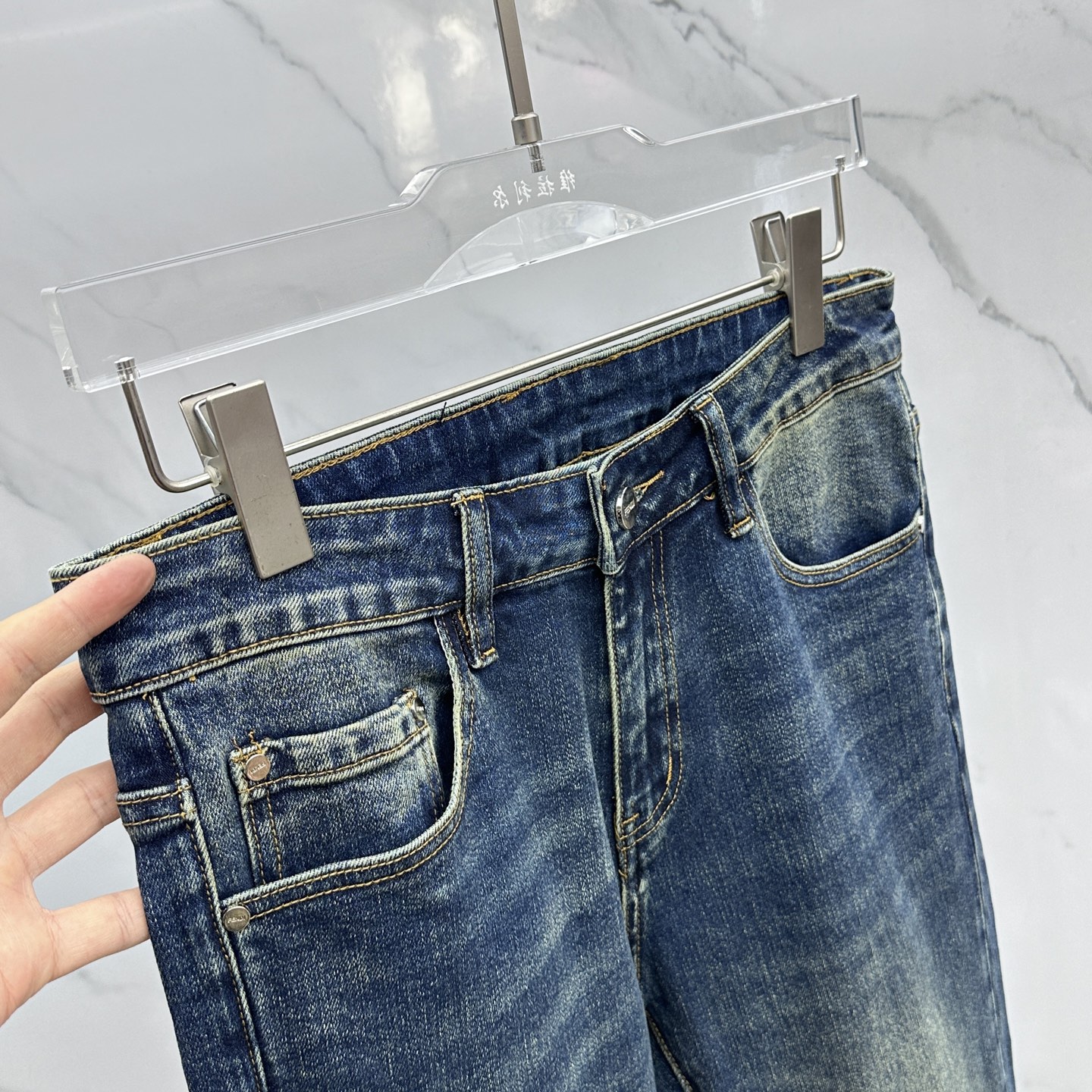 🆕Fendi芬迪 🔥高端定制、2025早秋最新款牛仔裤 柜台同步发售 原版定制复刻 客供五金辅料 原单品