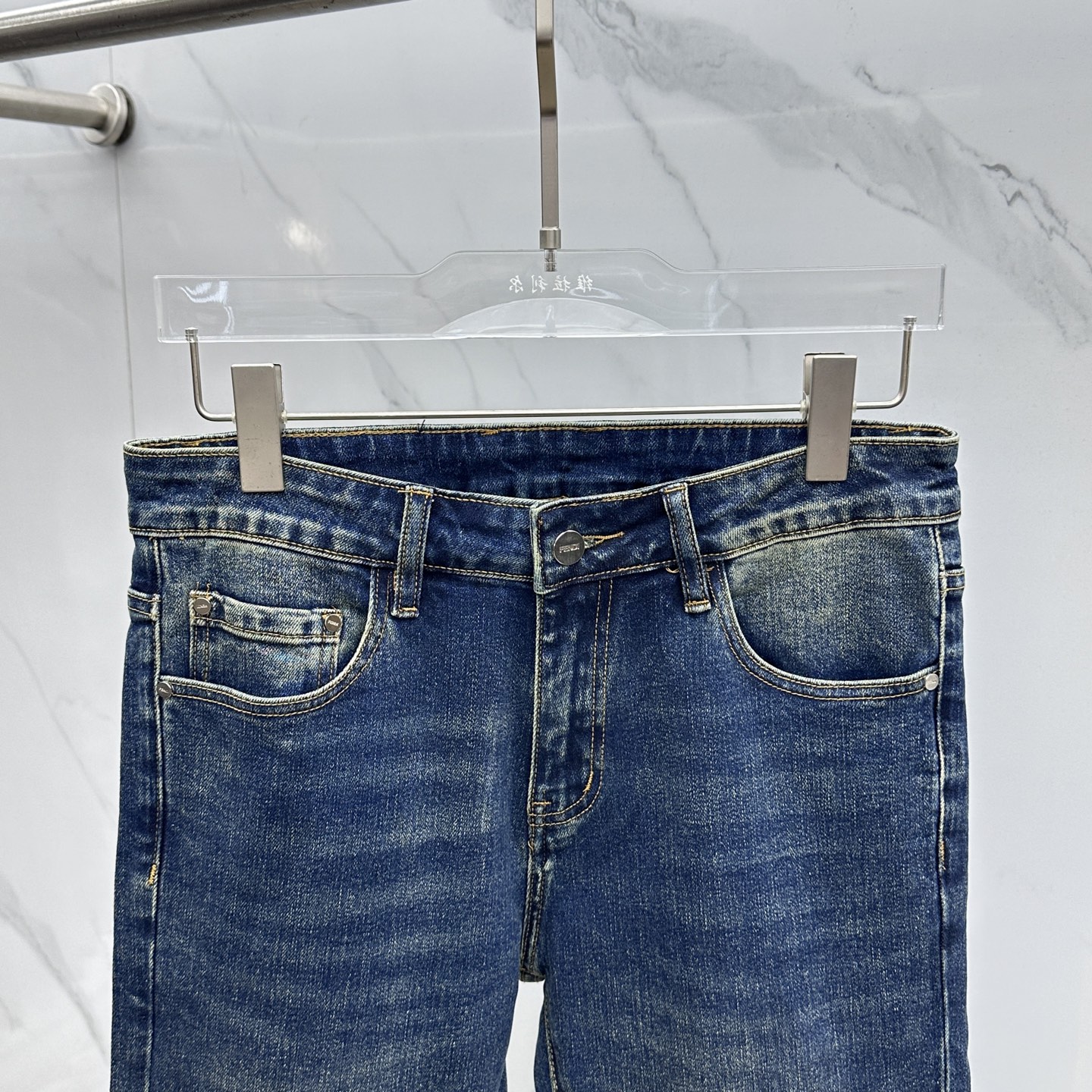 🆕Fendi芬迪 🔥高端定制、2025早秋最新款牛仔裤 柜台同步发售 原版定制复刻 客供五金辅料 原单品