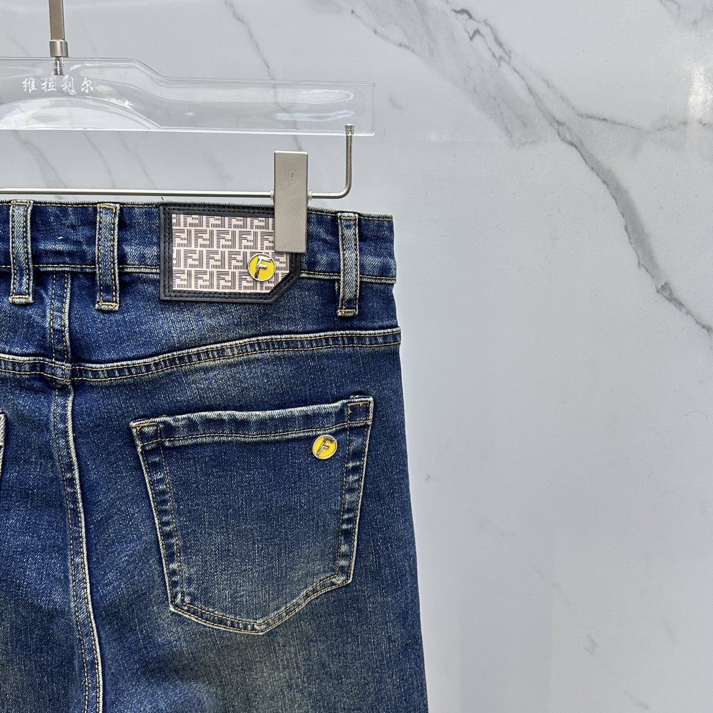 🆕Fendi芬迪 🔥高端定制、2025早秋最新款牛仔裤 柜台同步发售 原版定制复刻 客供五金辅料 原单品