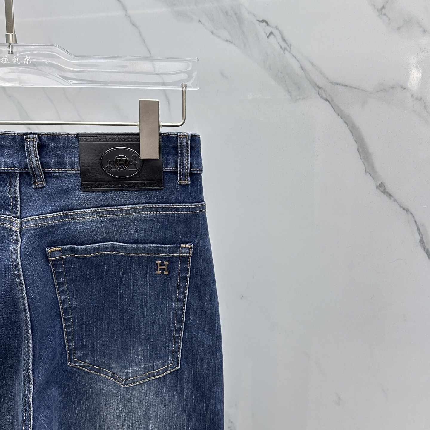 🆕Hermes爱马仕 🔥高端定制、2025早秋最新款牛仔裤 柜台同步发售 原版定制复刻 客供五金辅料 原