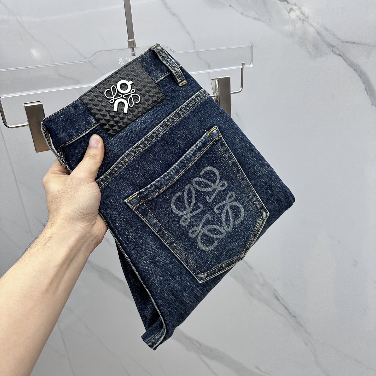 🆕LOEWE罗意威 🔥高端定制、2025早秋最新款牛仔裤 柜台同步发售 原版定制复刻 客供五金辅料 原单