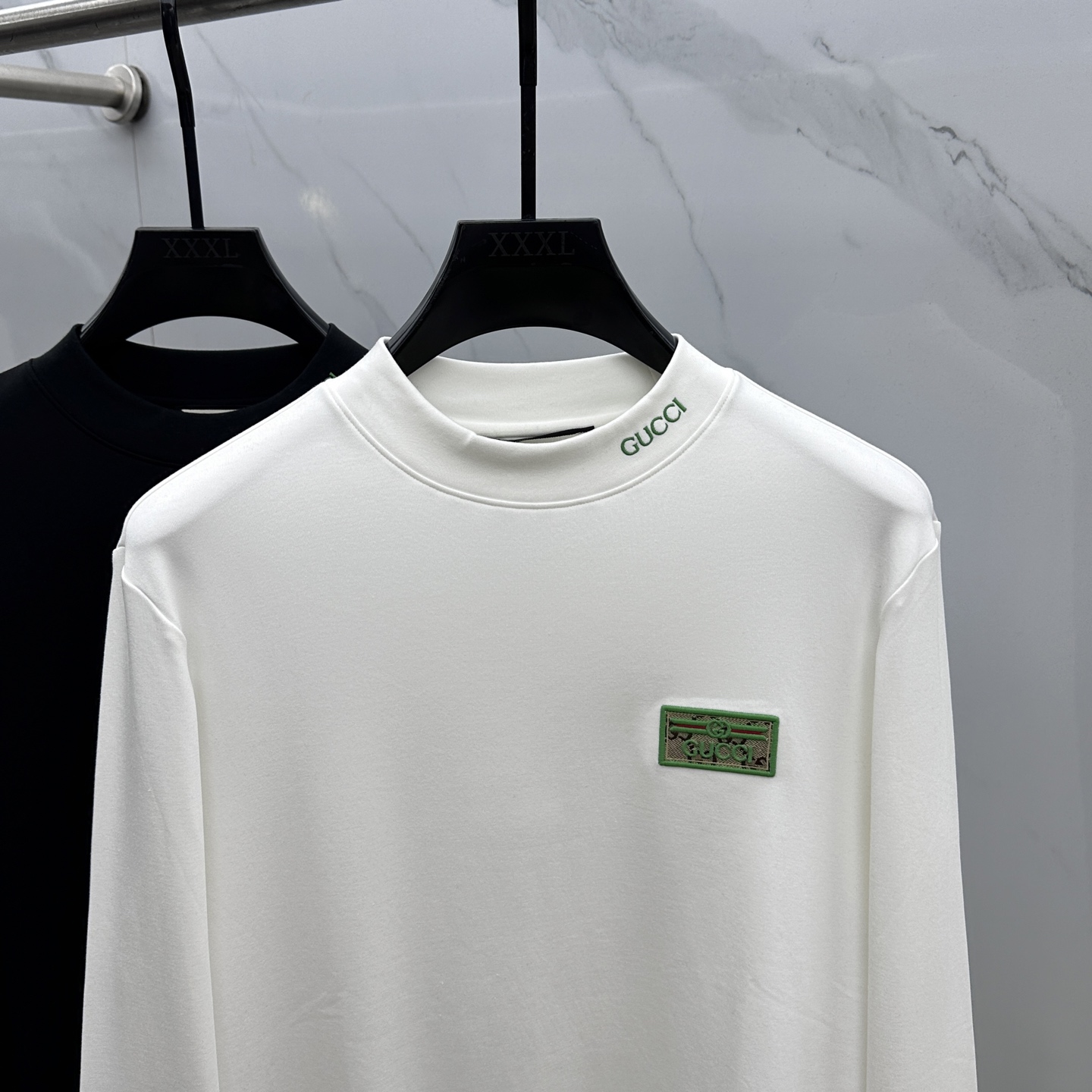 🆕GUCCI古驰 2025秋冬新款长袖打底衫保暖，同步发售！定制专属纯棉面料，内微磨毛，胸前采用品牌lo