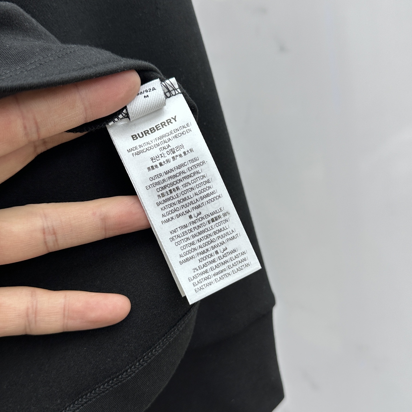 🆕Burberry巴宝莉 2025秋冬新款长袖打底衫保暖，同步发售！定制专属纯棉面料，内微磨毛，胸前采用