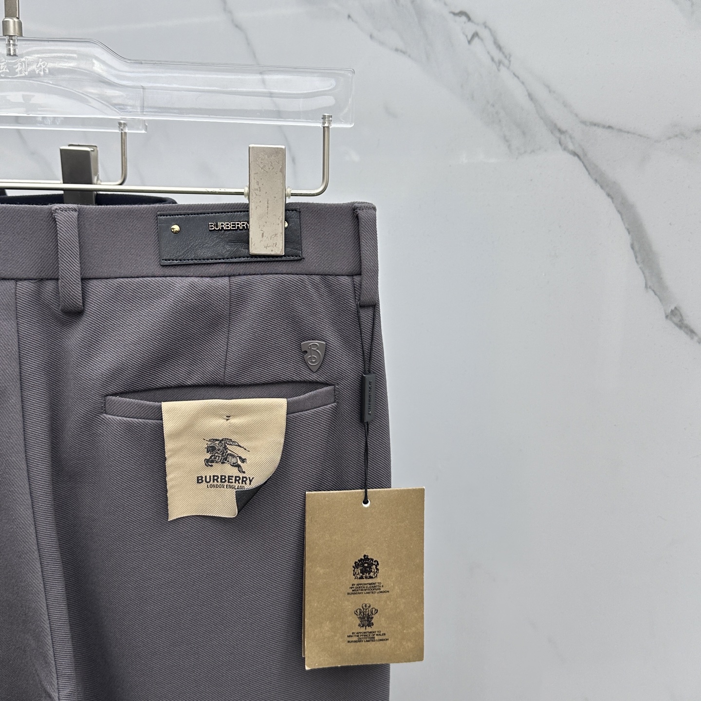 🆕Burberry巴宝莉 2025早秋新品休闲裤西裤，官网同步发售，裤身工艺设计，进口客供辅料、面料定制