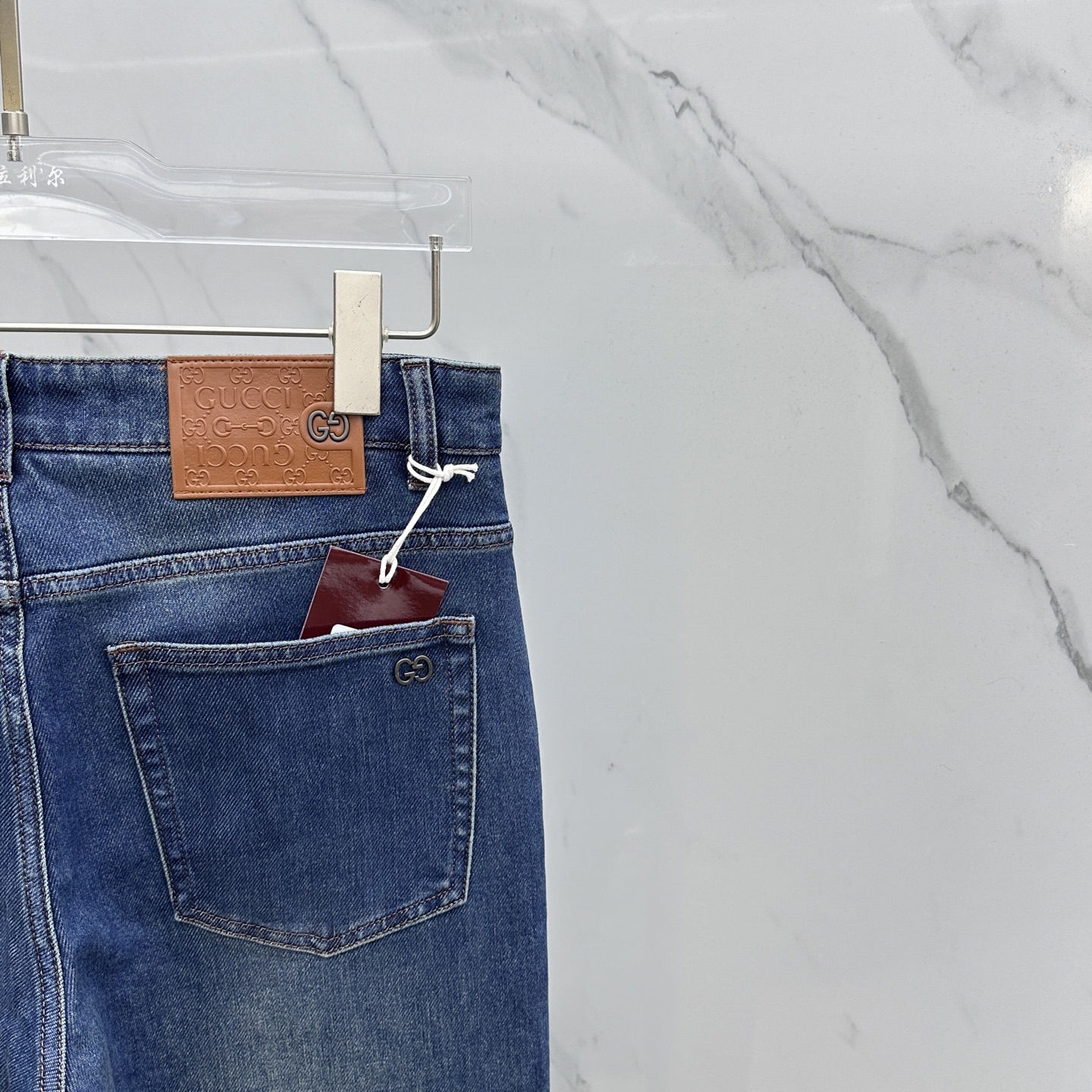 🆕GUCCI古驰 💥高端定制、2025早春最新款牛仔裤 柜台同步发售 原版定制复刻 客供五金辅料 原单品