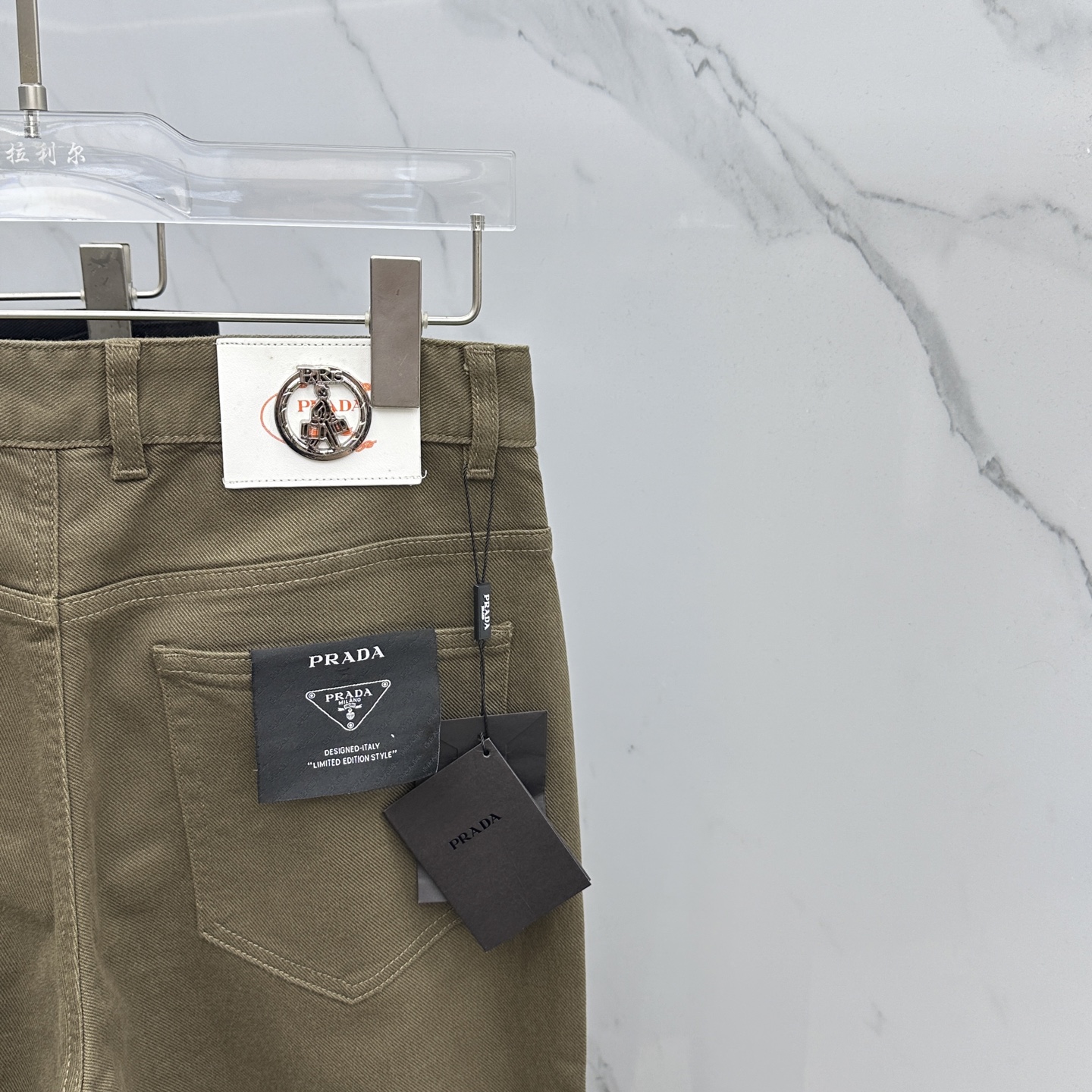 🆕Prada普拉达 2025早秋新品休闲裤五袋牛仔裤，官网同步发售，裤身工艺设计，进口客供辅料、面料定制