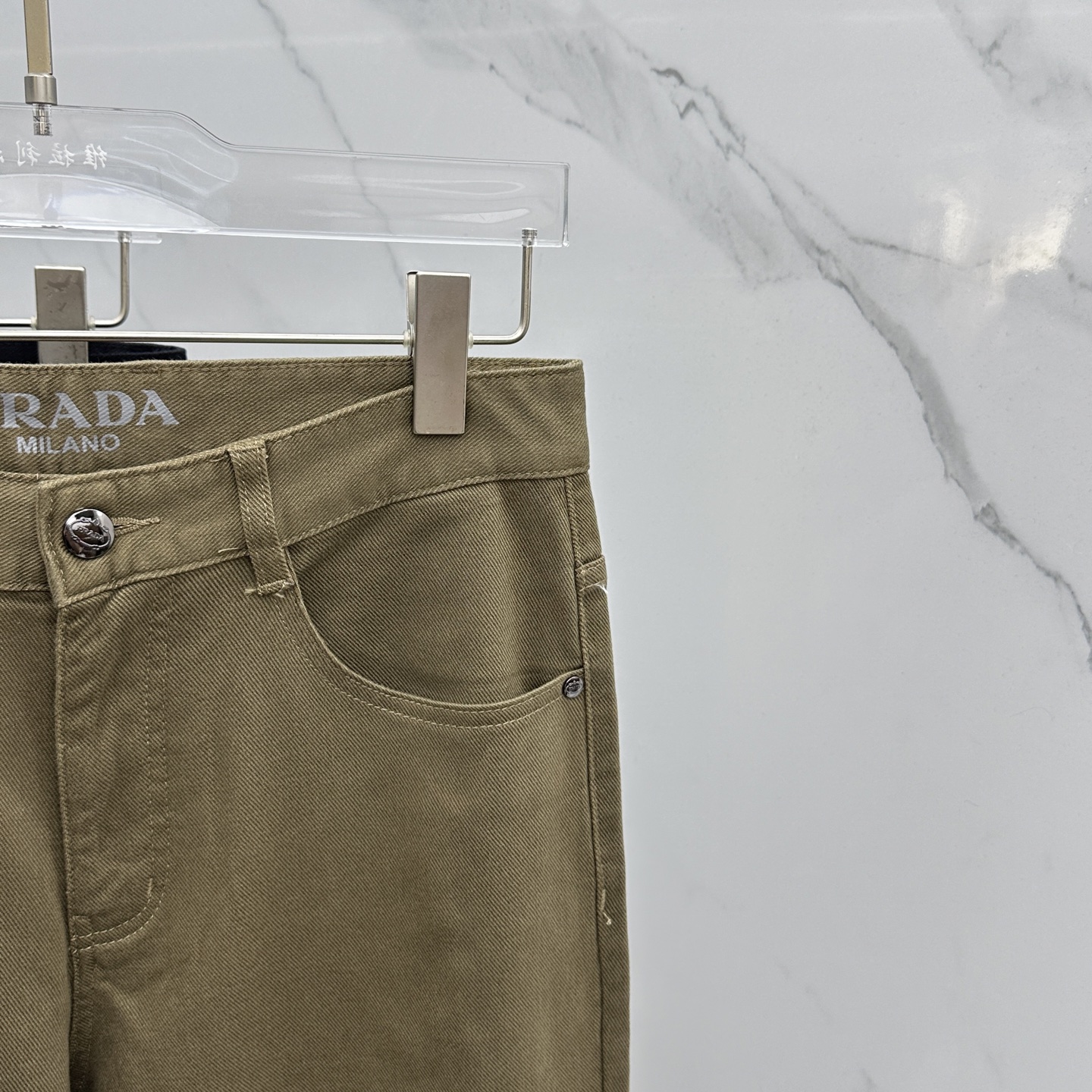 🆕Prada普拉达 2025早秋新品休闲裤五袋牛仔裤，官网同步发售，裤身工艺设计，进口客供辅料、面料定制