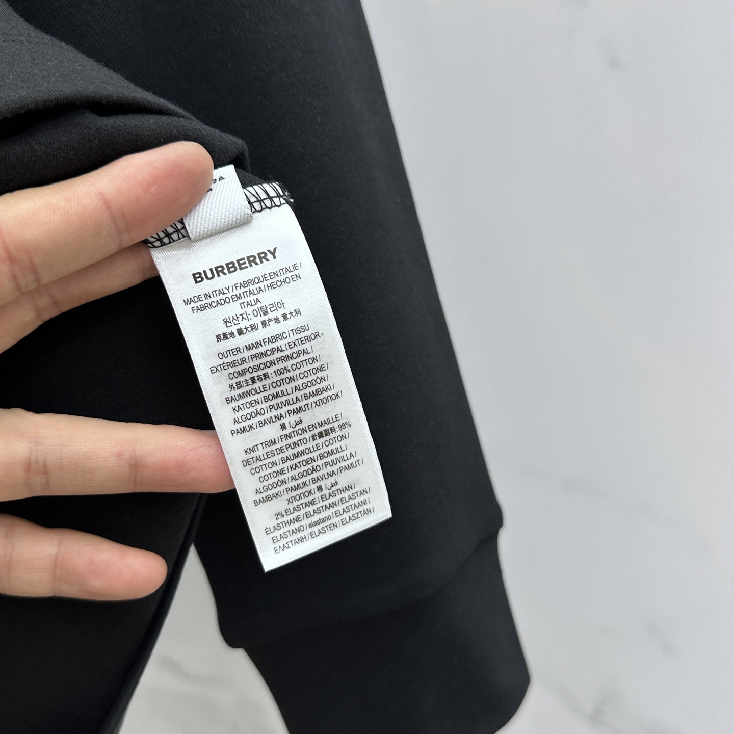 🆕Burberry巴宝莉 2025秋冬新款长袖打底衫保暖，同步发售！定制专属纯棉面料，内微磨毛，胸前采用