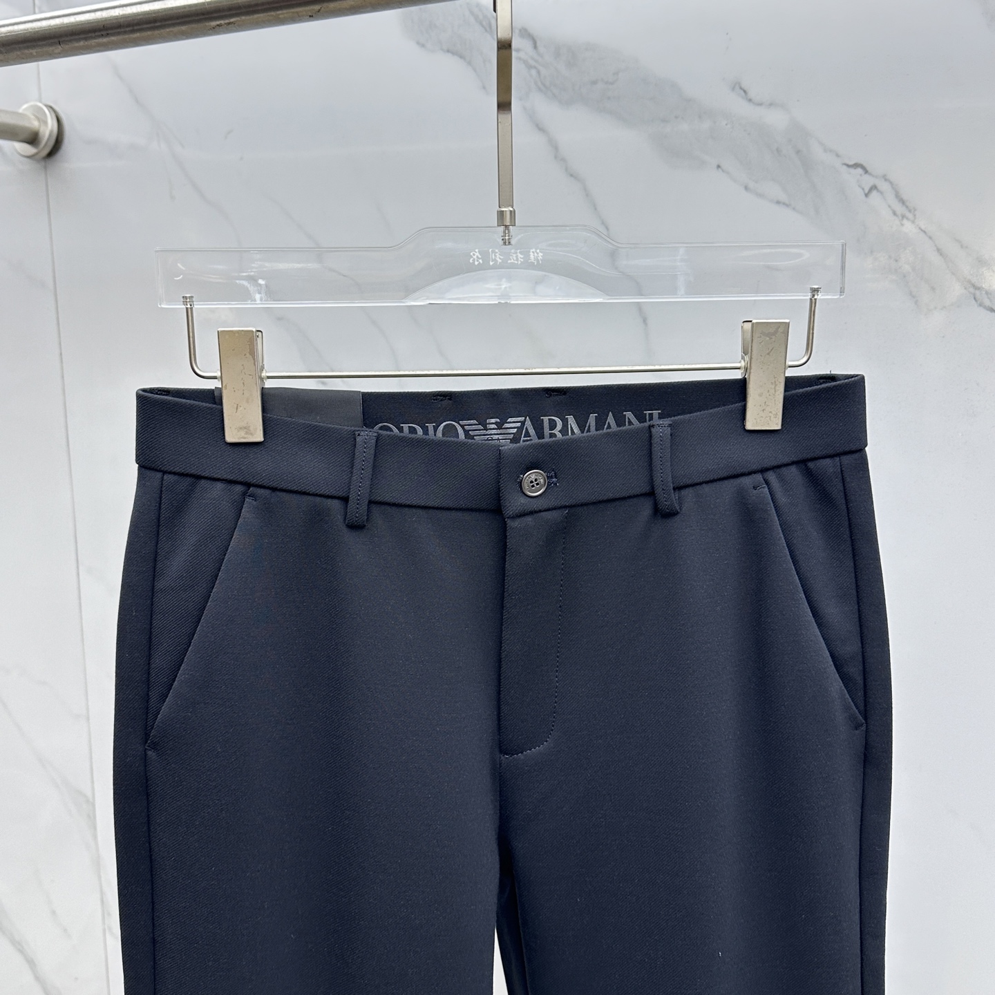 🆕Amani阿玛尼 2025早秋新品休闲裤西裤，官网同步发售，裤身工艺设计，定制五金辅料、面料定制，代工