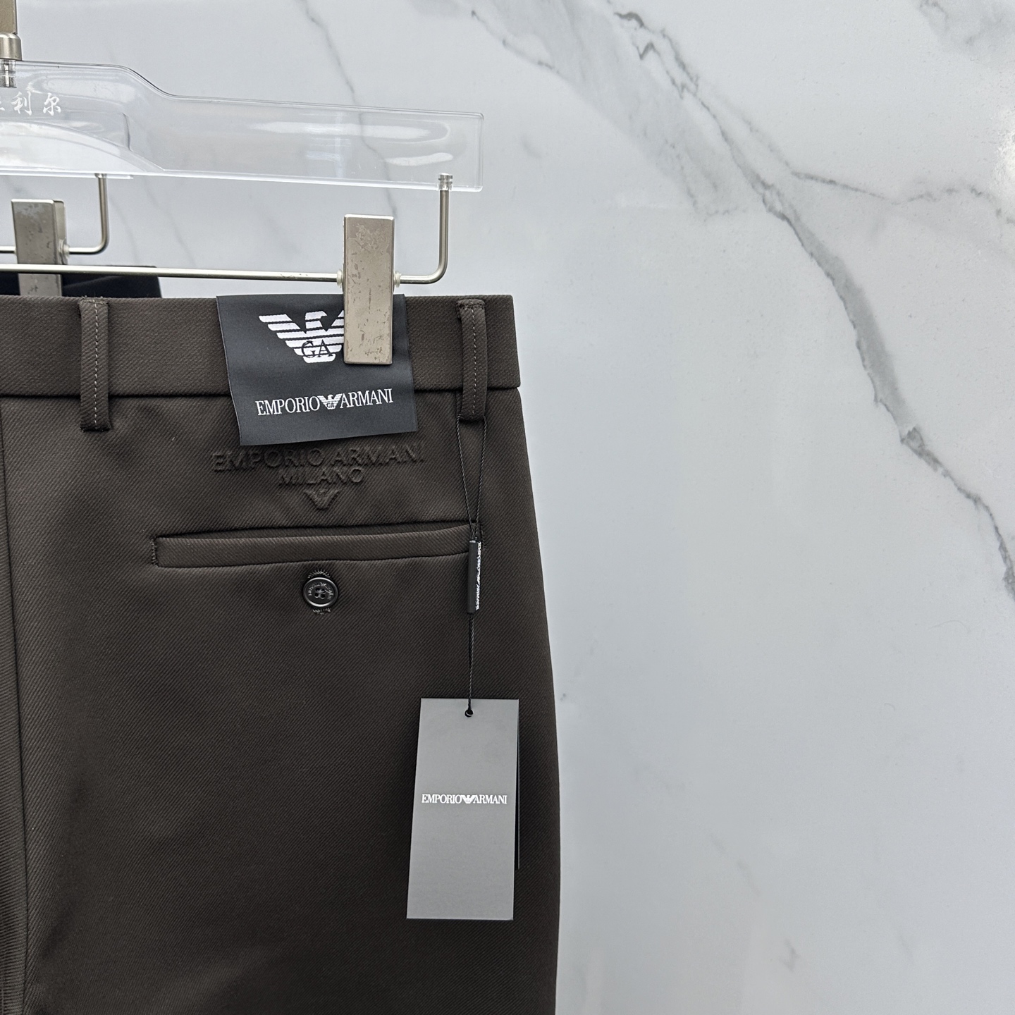 🆕Amani阿玛尼 2025早秋新品休闲裤西裤，官网同步发售，裤身工艺设计，定制五金辅料、面料定制，代工