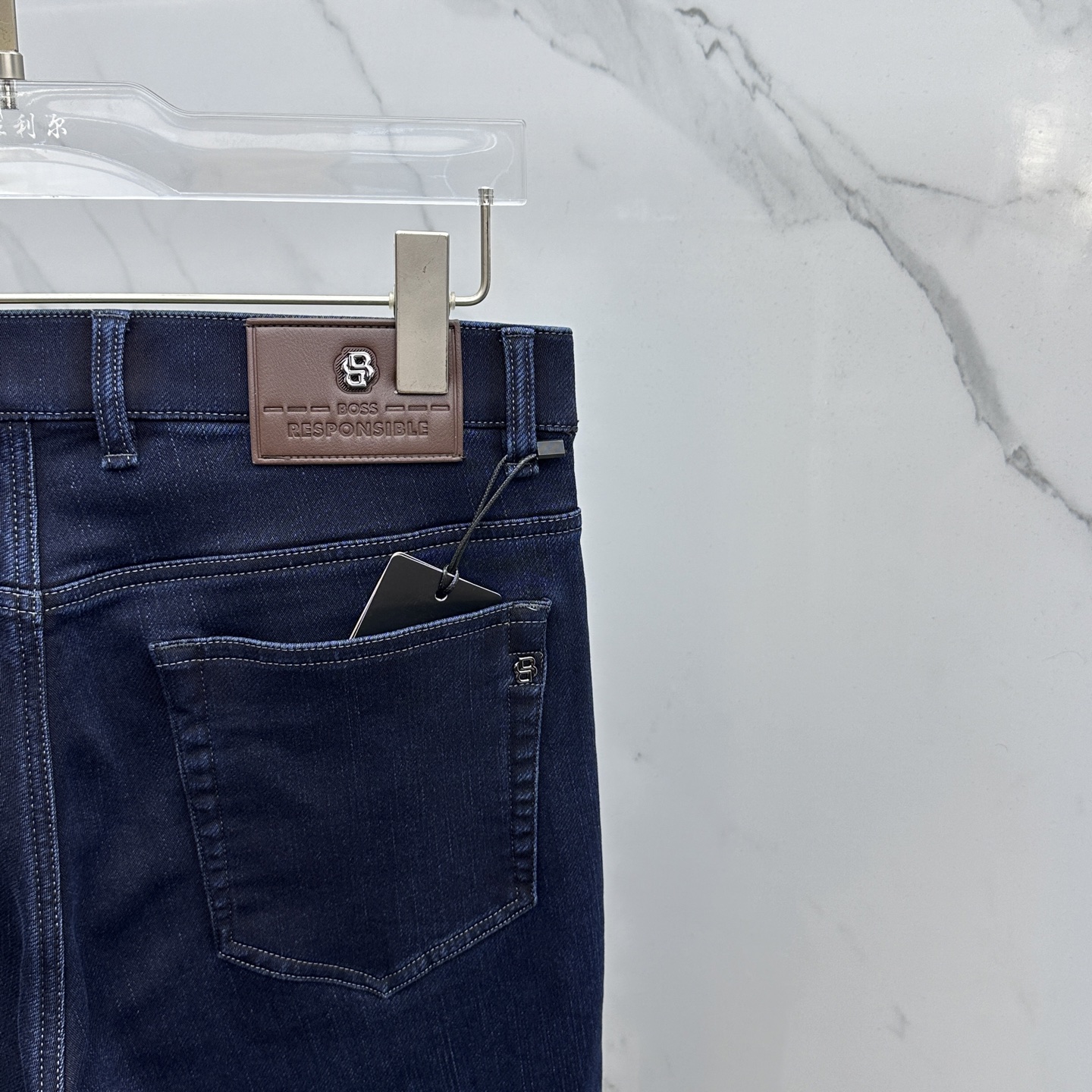 🆕BOSS 🔥高端定制、2025早秋最新款牛仔裤 抓绒加厚款 柜台同步发售 原版定制复刻 客供五金辅料 