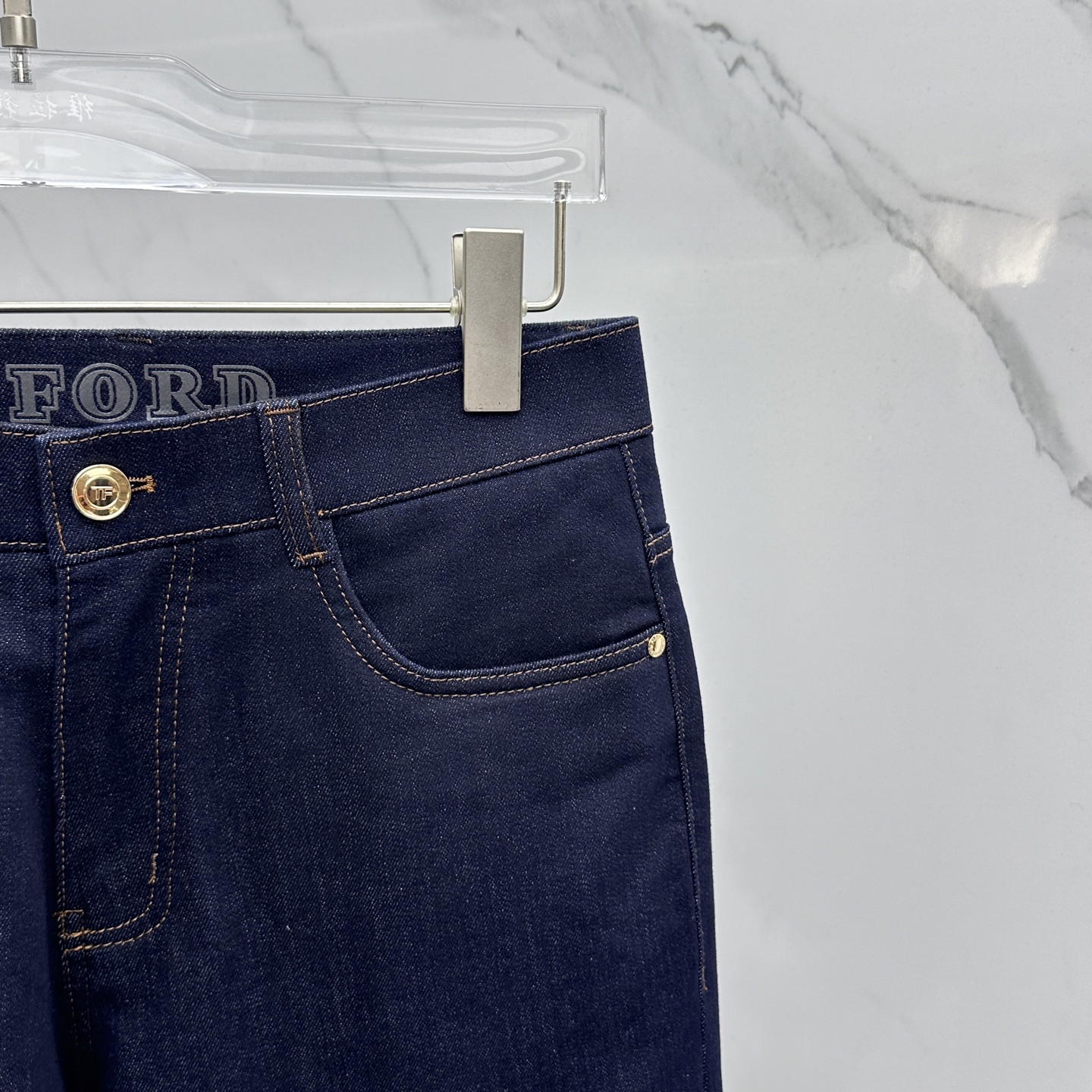 🆕TF 🔥高端定制、2025早秋最新款牛仔裤 抓绒加厚款 柜台同步发售 原版定制复刻 客供五金辅料 原单