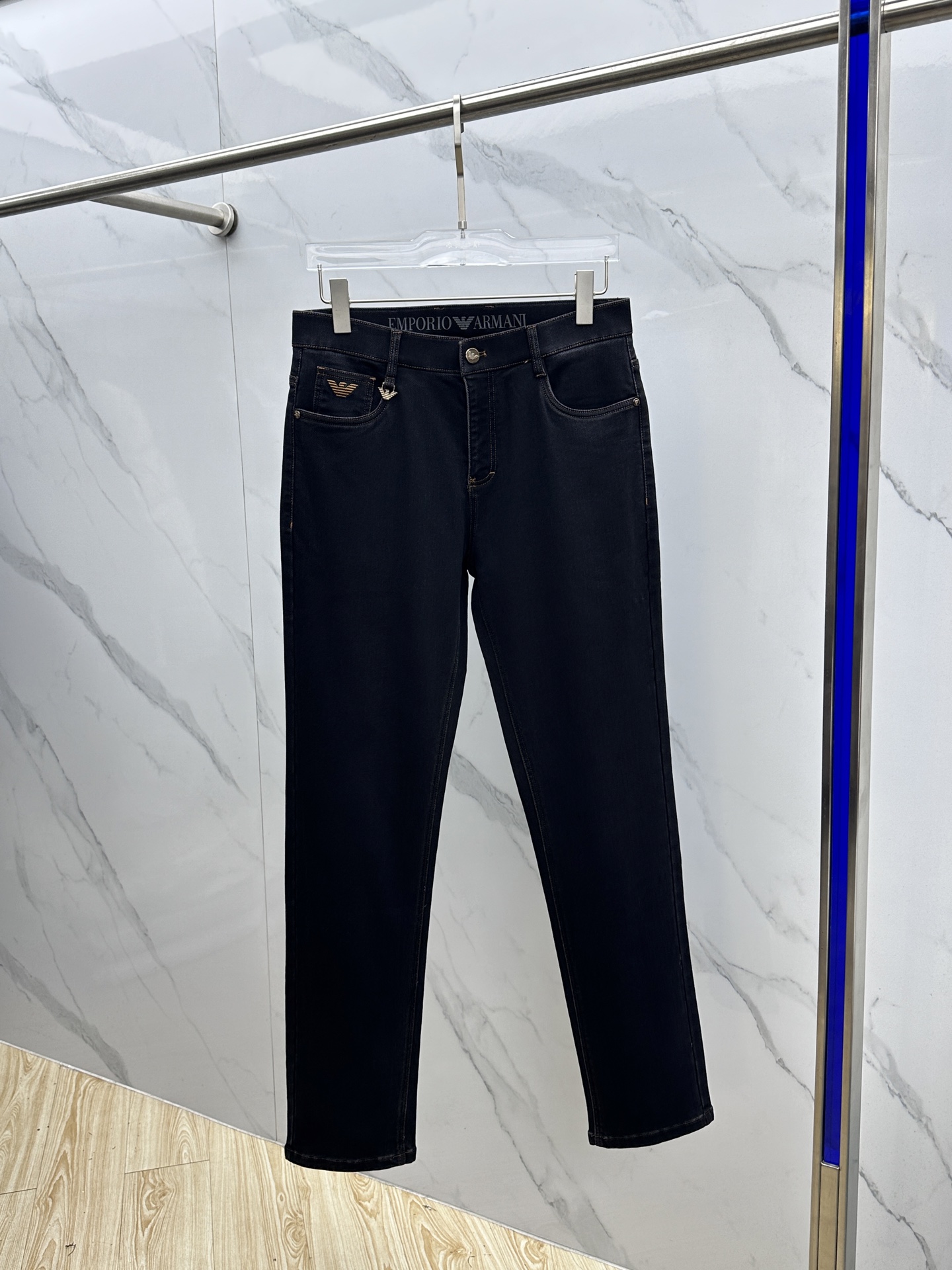 🆕Amani阿玛尼 🔥高端定制、2025早秋最新款牛仔裤 抓绒加厚款 柜台同步发售 原版定制复刻 客供五