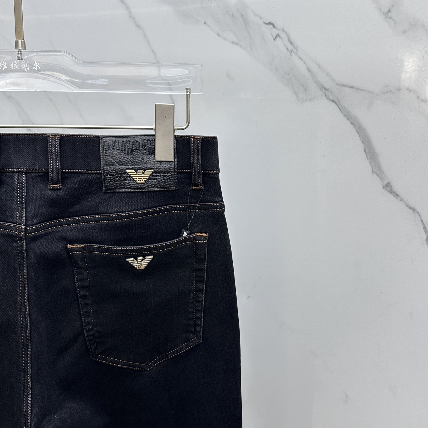 🆕Amani阿玛尼 🔥高端定制、2025早秋最新款牛仔裤 抓绒加厚款 柜台同步发售 原版定制复刻 客供五
