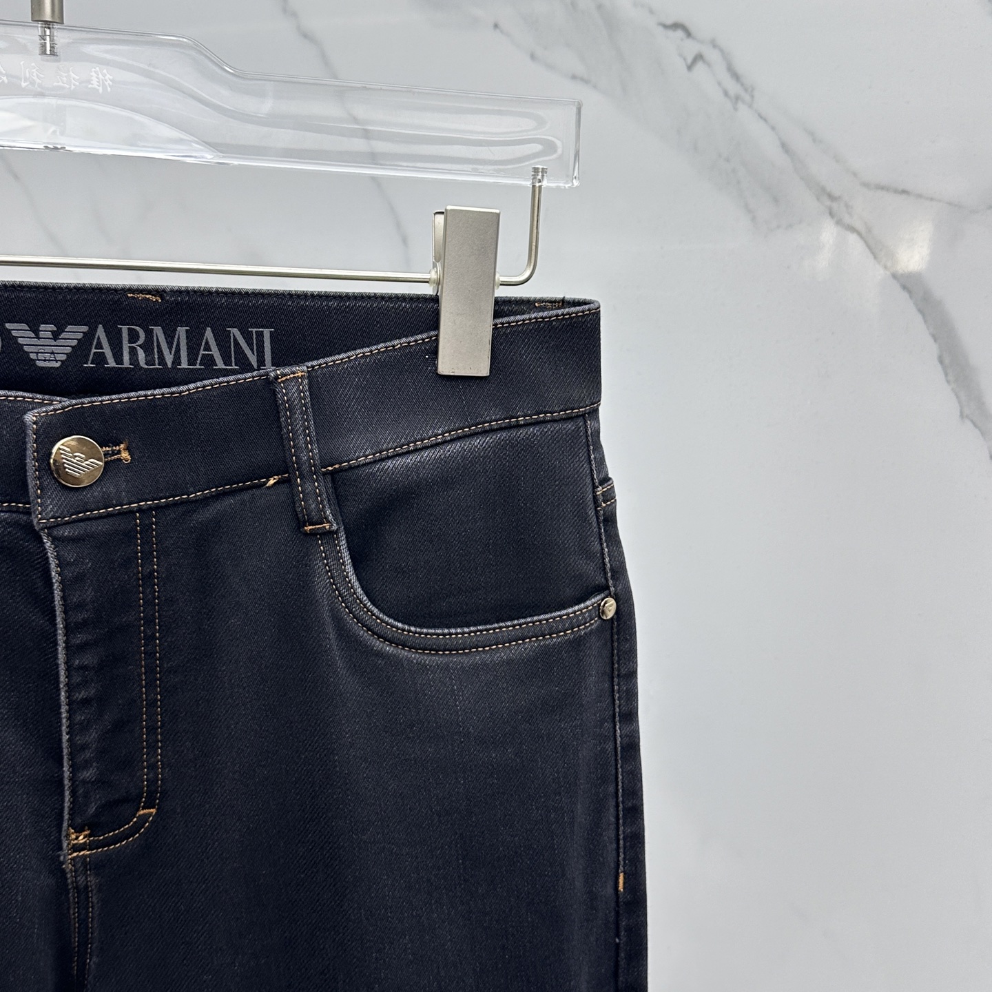 🆕Amani阿玛尼 🔥高端定制、2025早秋最新款牛仔裤 抓绒加厚款 柜台同步发售 原版定制复刻 客供五