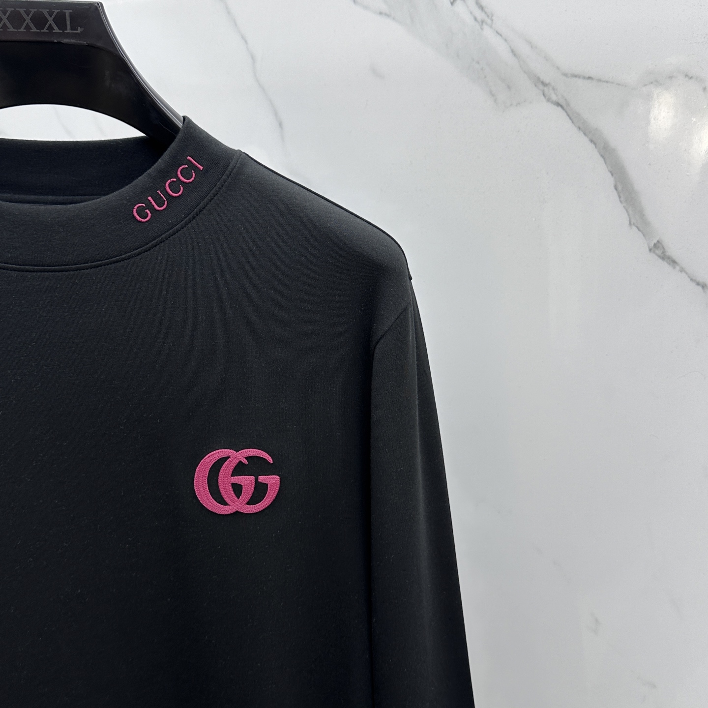 🆕Gucci古驰 2025秋冬新款长袖打底衫保暖，同步发售！定制专属纯棉面料，内微磨毛，胸前采用品牌lo