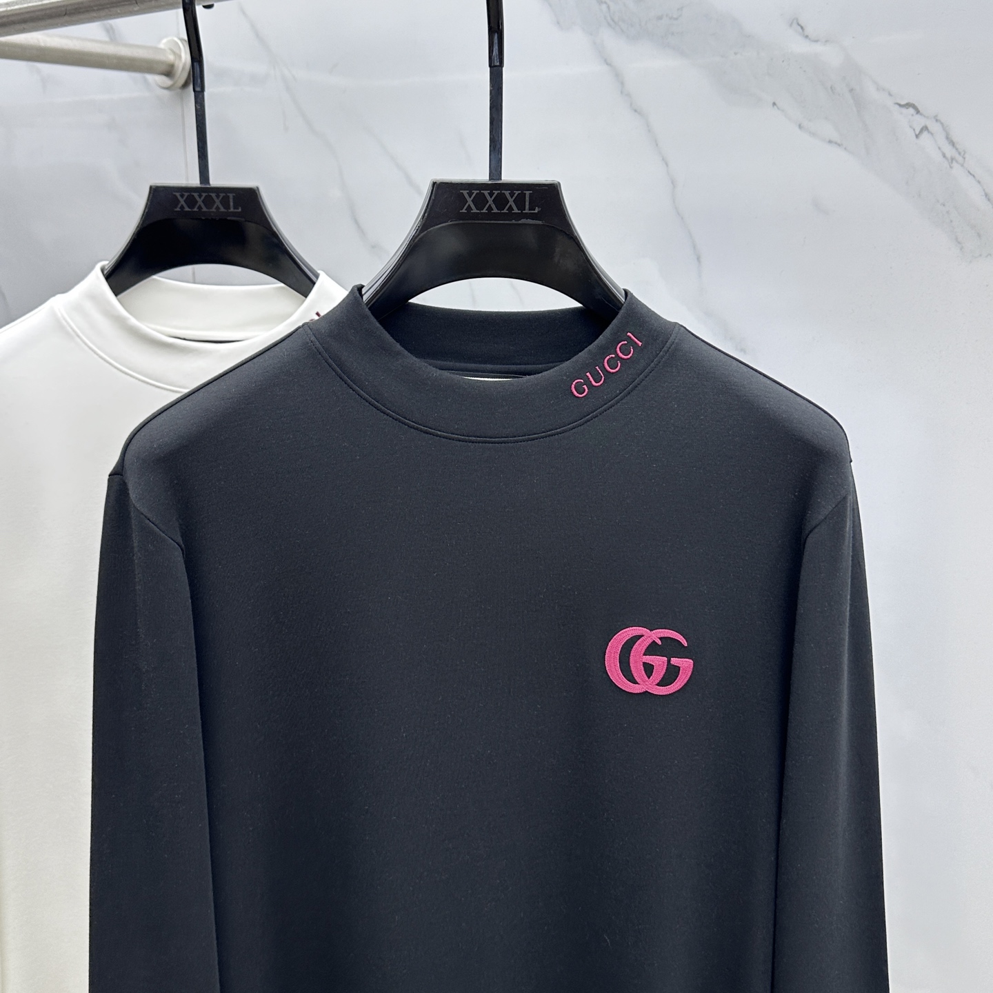 🆕Gucci古驰 2025秋冬新款长袖打底衫保暖，同步发售！定制专属纯棉面料，内微磨毛，胸前采用品牌lo