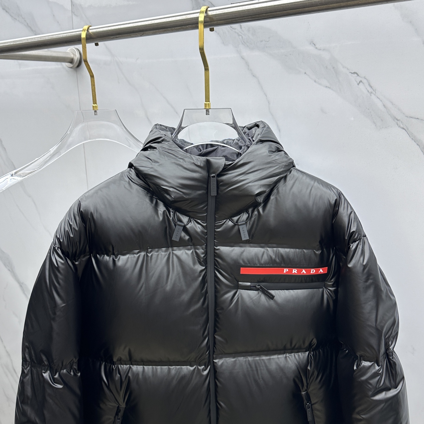 🆕Prada普拉达 高版本 2025ss秋冬新款时尚休闲羽绒外套连帽不可拆，处处细节显工艺足够的高级，结