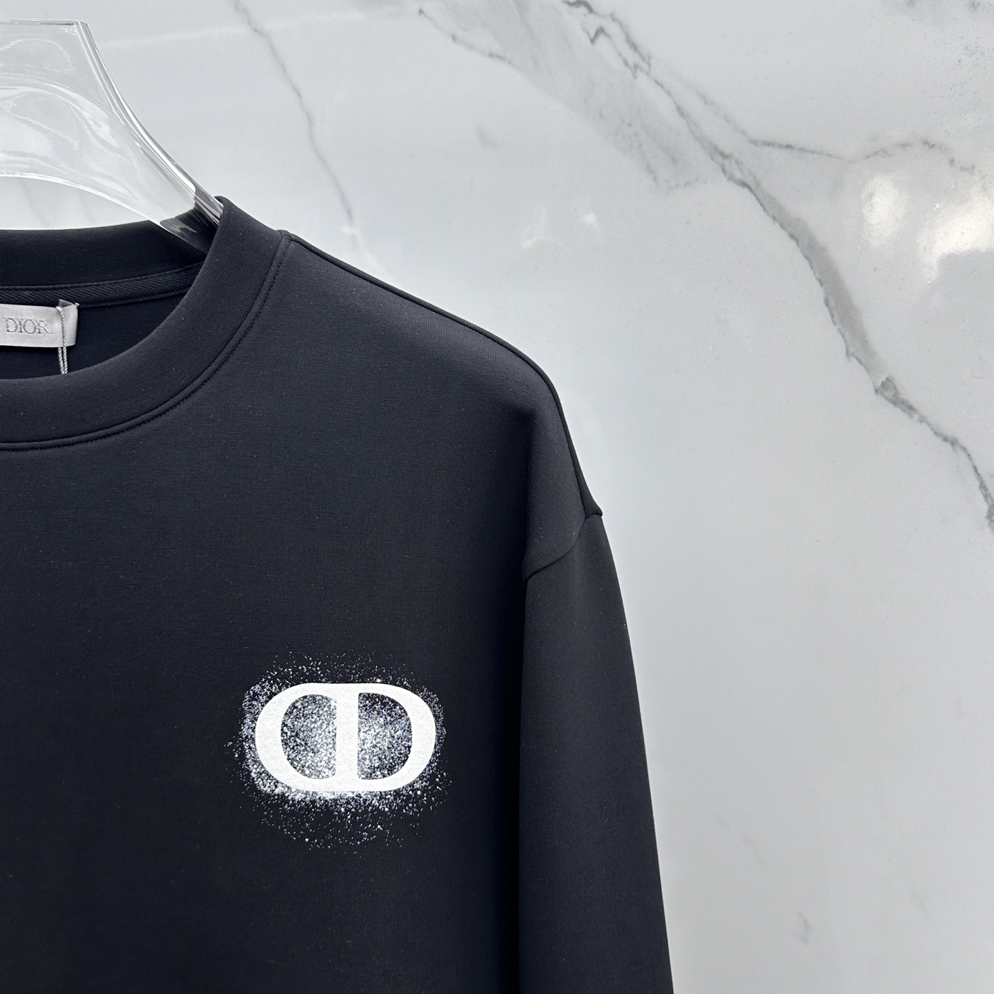 🆕Dior迪奥 秋冬新品刺绣圆领套头卫衣 高超的时尚魅力风范,特立独行的艺术气息.客供定制面料高克重棉面