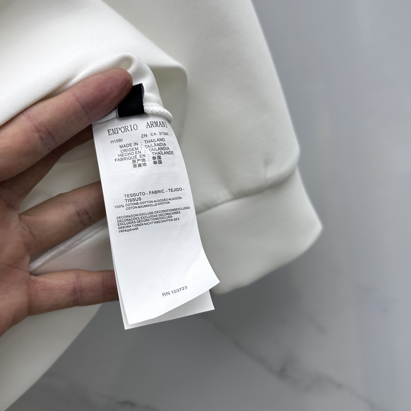 🆕Amani阿玛尼 秋冬新品刺绣圆领套头卫衣 高超的时尚魅力风范,特立独行的艺术气息.客供定制面料高克重