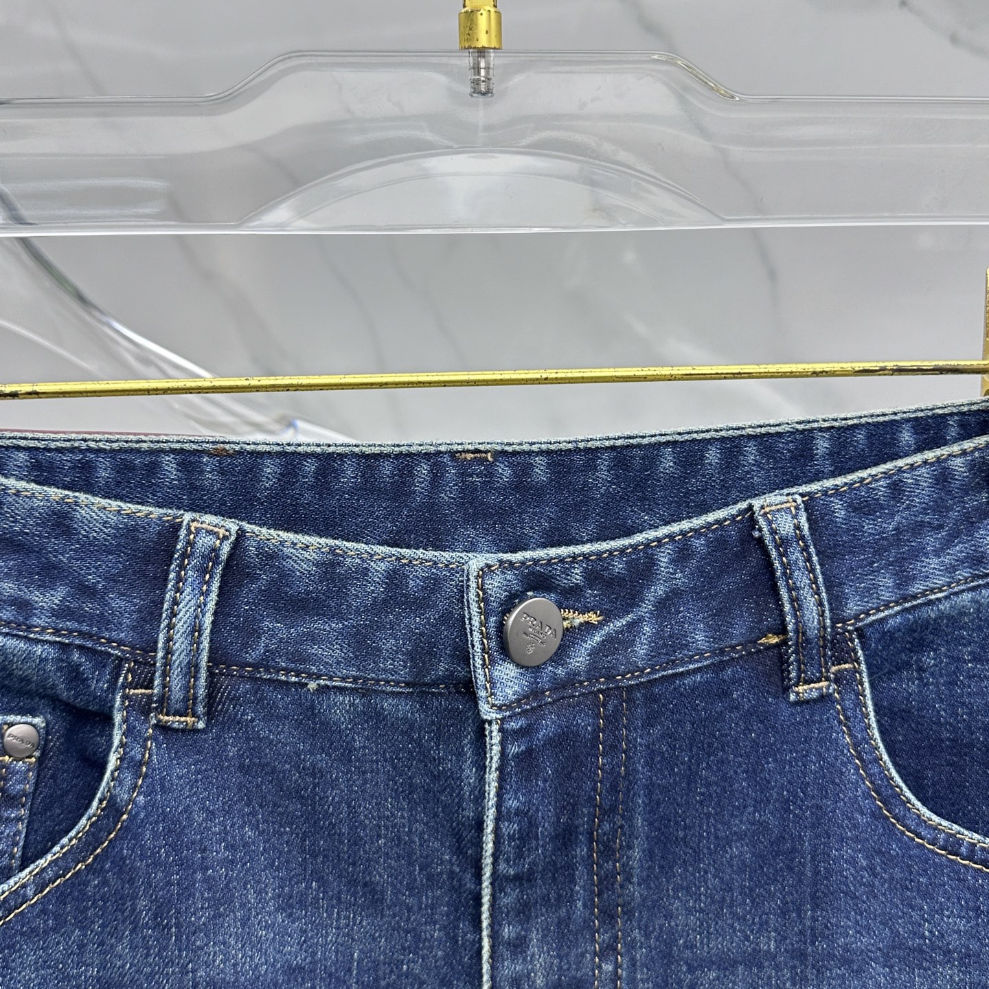 🆕PRADA普拉达 🔥高端定制、2025秋冬最新款牛仔裤 柜台同步发售 原版定制复刻 客供五金辅料 原单