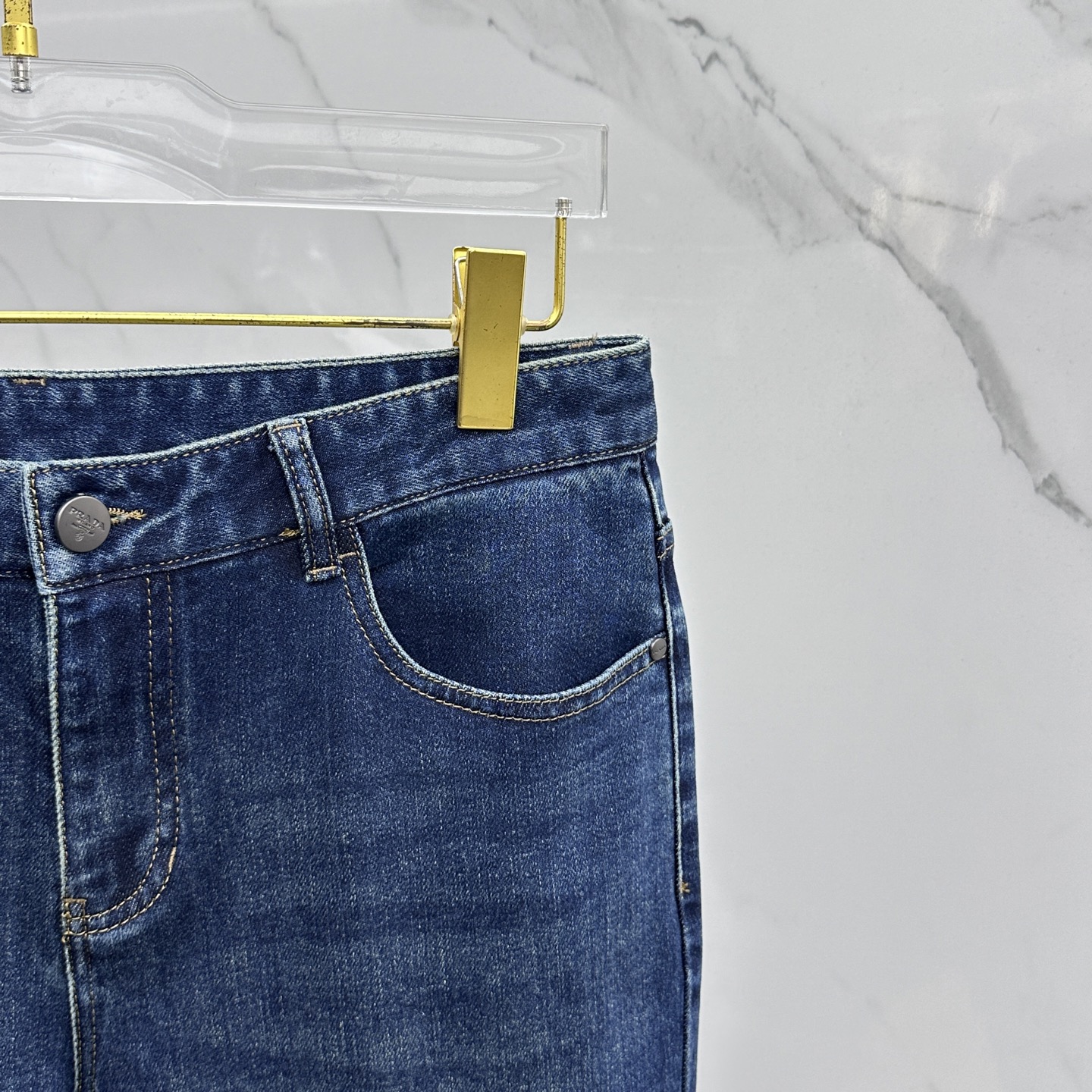 🆕PRADA普拉达 🔥高端定制、2025秋冬最新款牛仔裤 柜台同步发售 原版定制复刻 客供五金辅料 原单