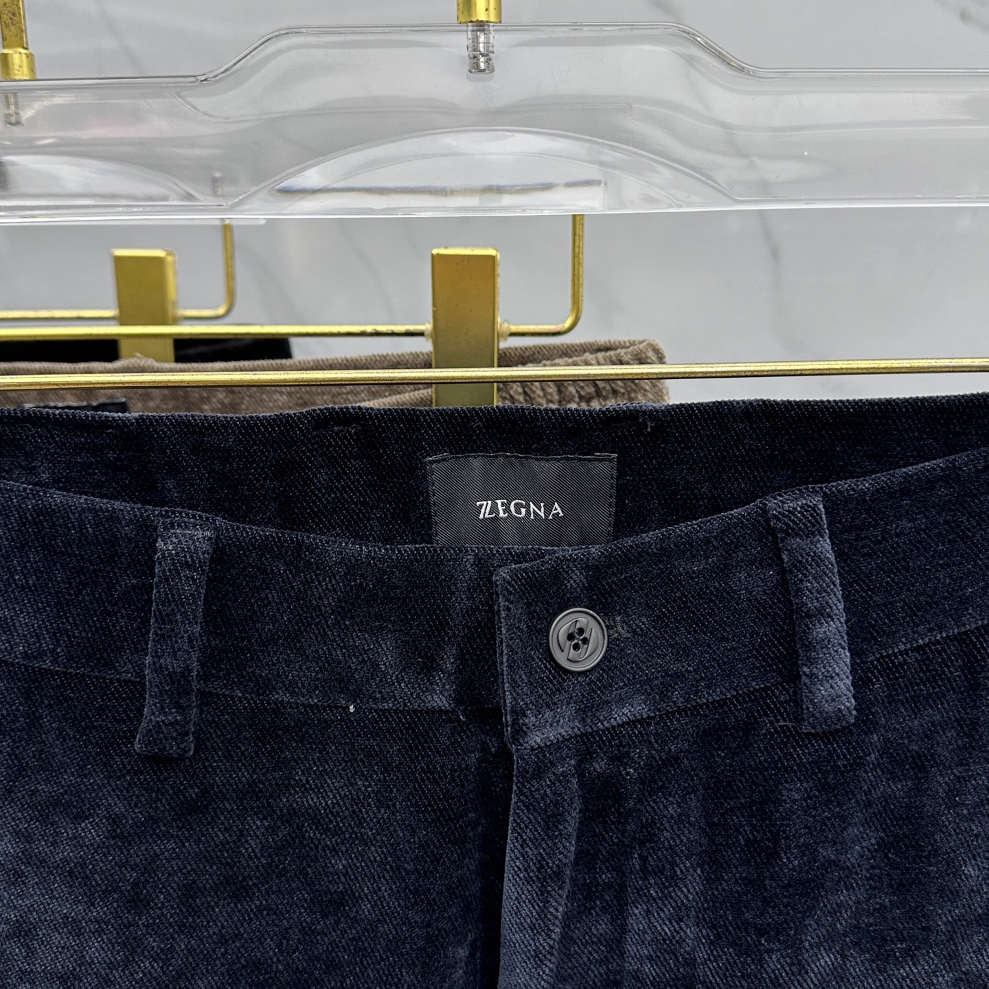 🆕ZEGNA杰尼亚 2025冬季新品休闲裤起绒西裤厚款，官网同步发售，裤身工艺设计，进口客供辅料、面料定