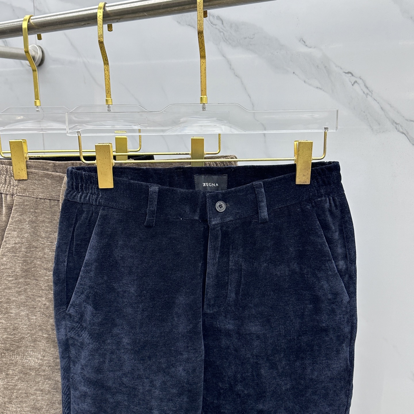 🆕ZEGNA杰尼亚 2025冬季新品休闲裤起绒西裤厚款，官网同步发售，裤身工艺设计，进口客供辅料、面料定