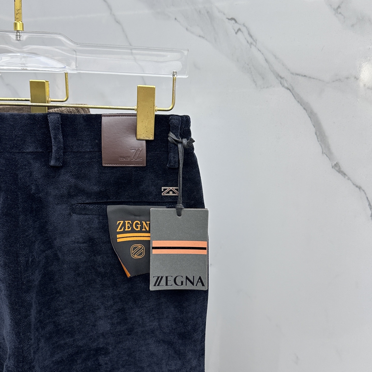 🆕ZEGNA杰尼亚 2025冬季新品休闲裤起绒西裤厚款，官网同步发售，裤身工艺设计，进口客供辅料、面料定