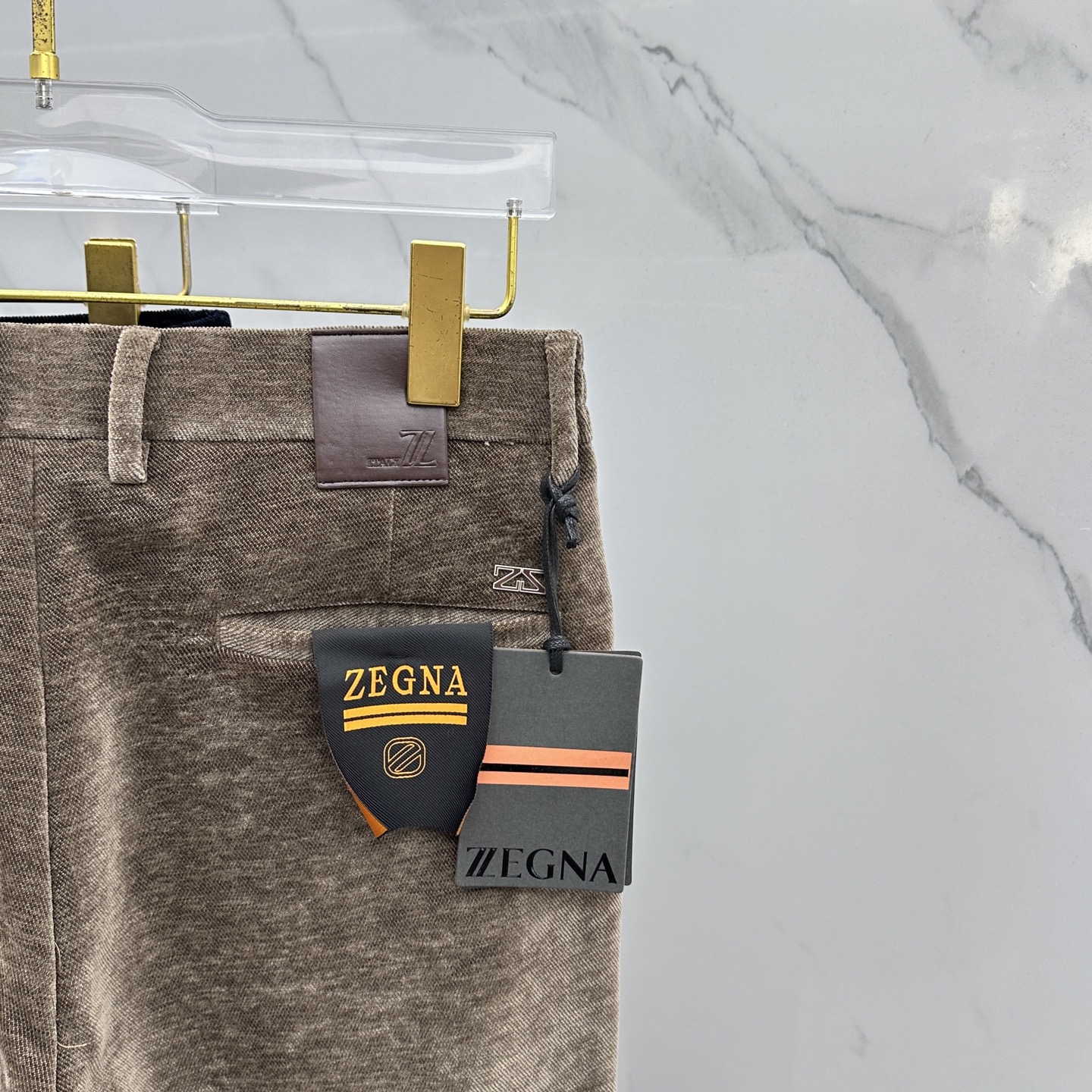 🆕ZEGNA杰尼亚 2025冬季新品休闲裤起绒西裤厚款，官网同步发售，裤身工艺设计，进口客供辅料、面料定
