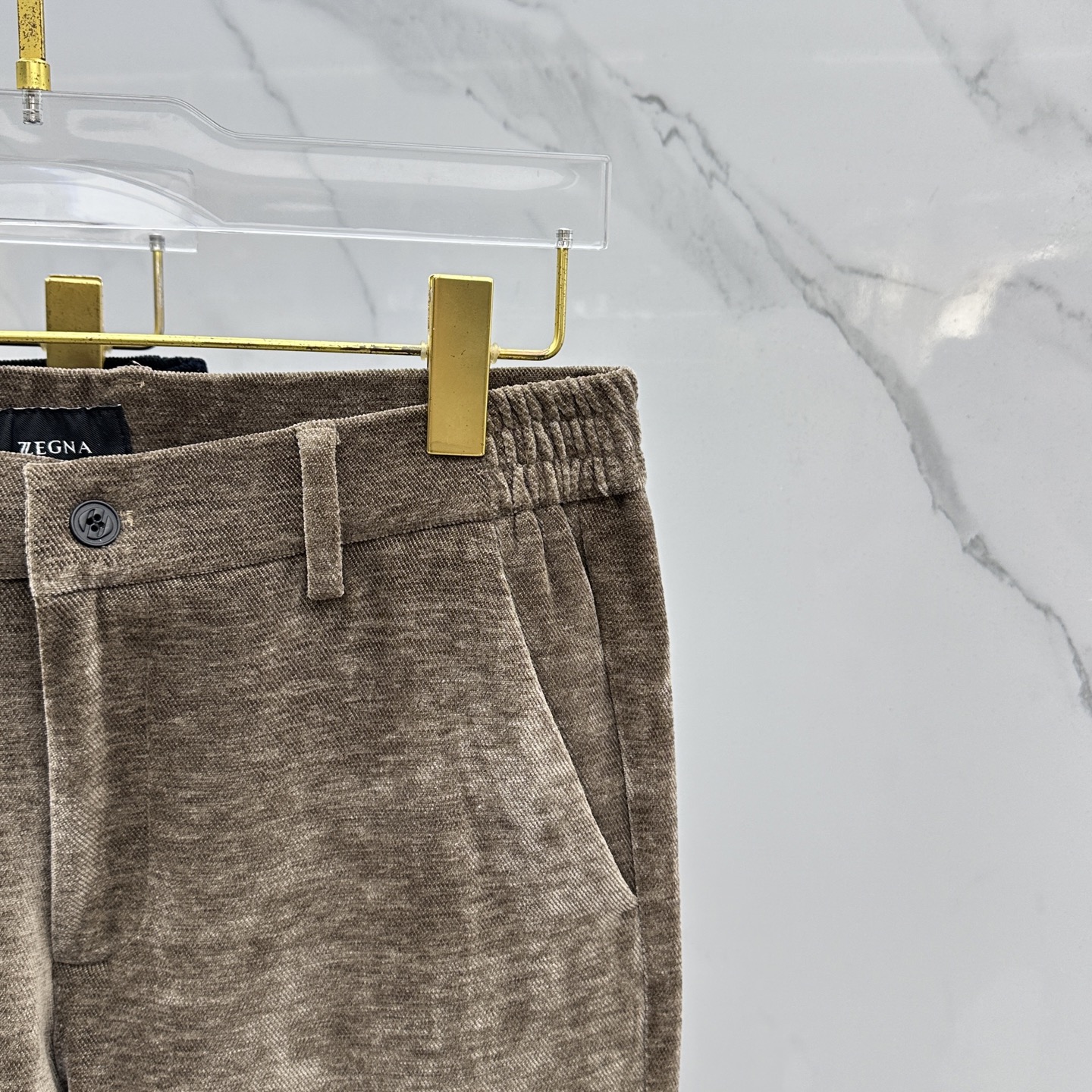 🆕ZEGNA杰尼亚 2025冬季新品休闲裤起绒西裤厚款，官网同步发售，裤身工艺设计，进口客供辅料、面料定