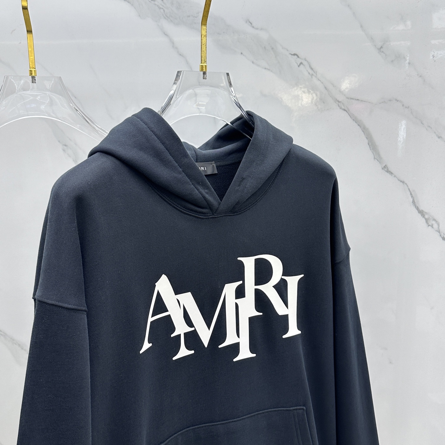 🆕AMIRI 2025ss秋冬新品印花连帽卫衣 高超的时尚魅力风范,特立独行的艺术气息.客供定制面料高克