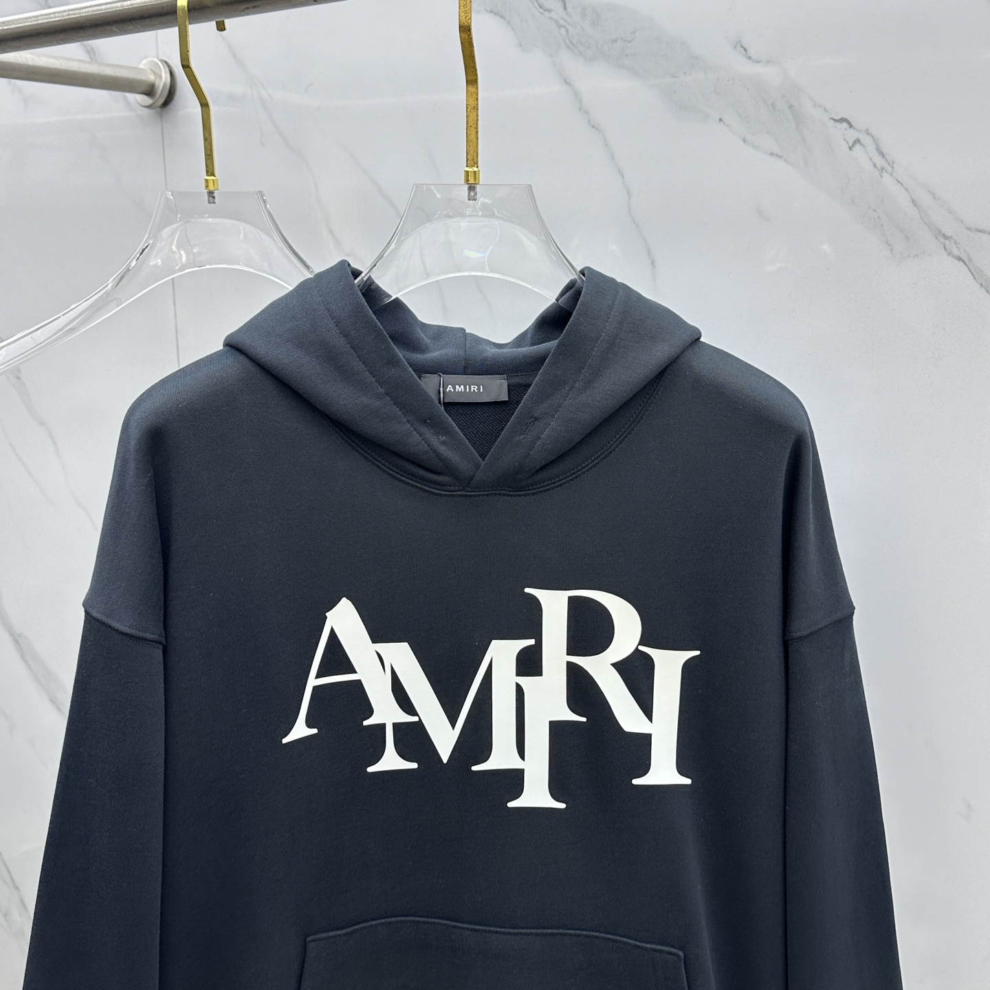 🆕AMIRI 2025ss秋冬新品印花连帽卫衣 高超的时尚魅力风范,特立独行的艺术气息.客供定制面料高克