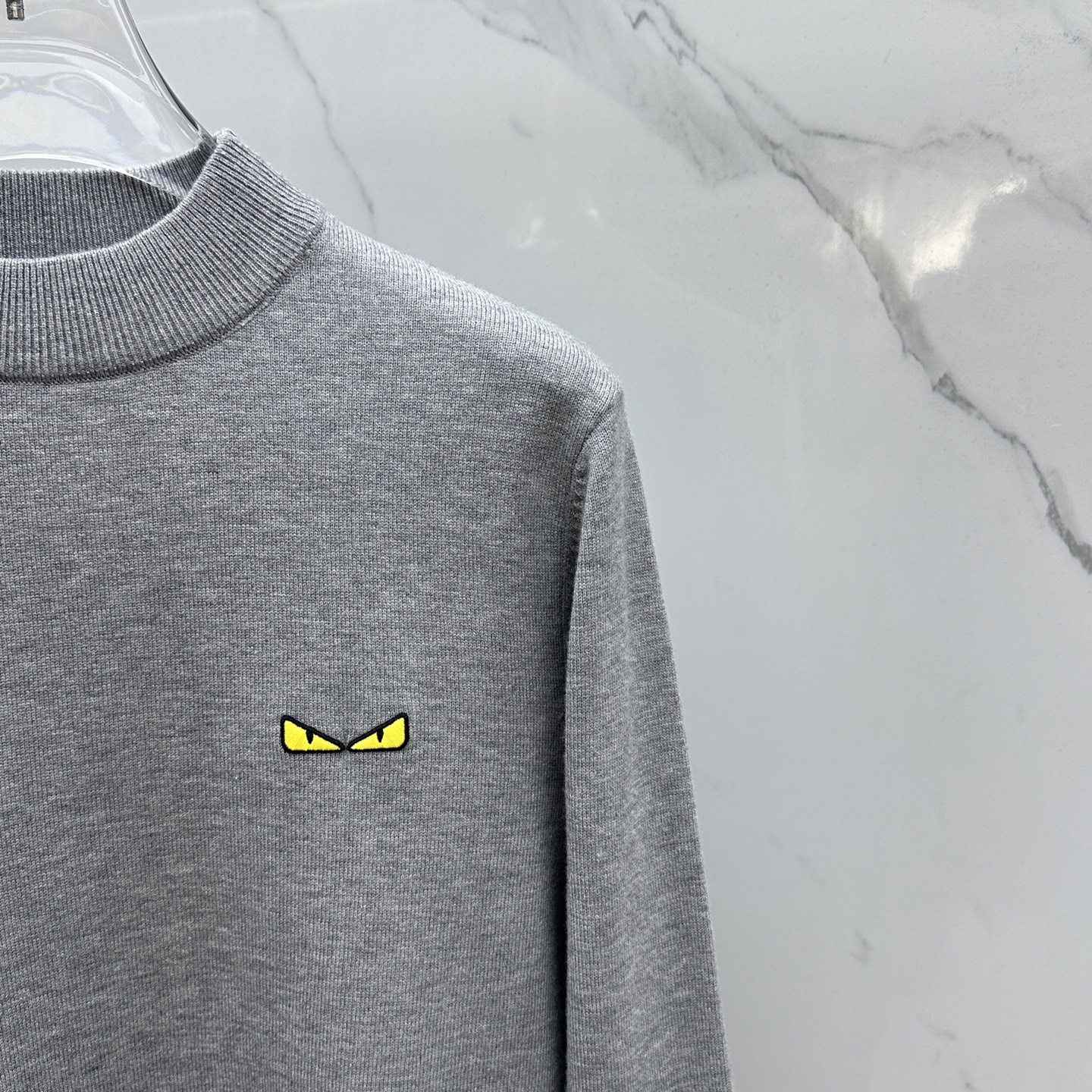 🆕Fendi芬迪 2025ss秋冬新品男士圆领套头针织羊毛衫 日常穿搭 精简品质款 干净百搭。客供定制面