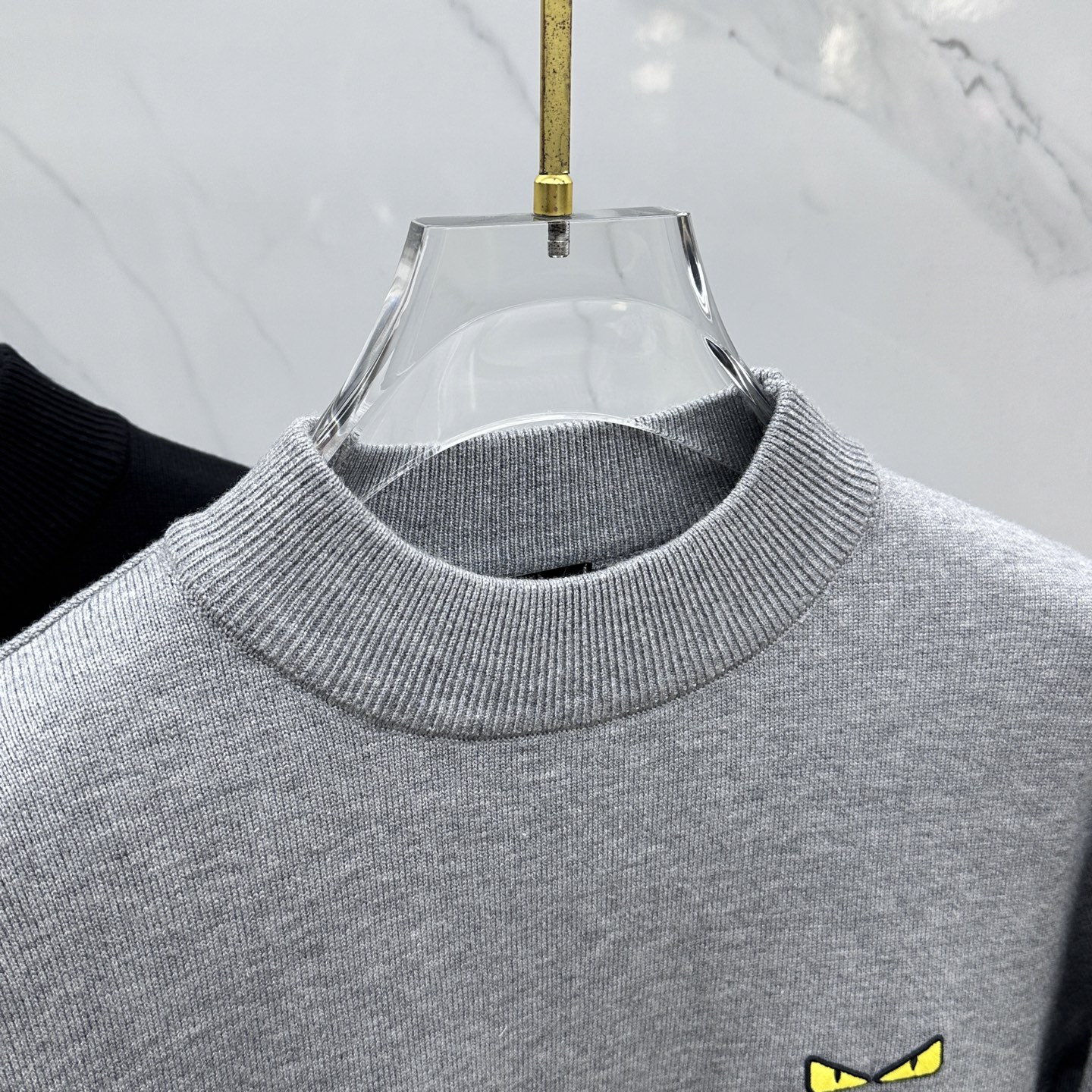 🆕Fendi芬迪 2025ss秋冬新品男士圆领套头针织羊毛衫 日常穿搭 精简品质款 干净百搭。客供定制面