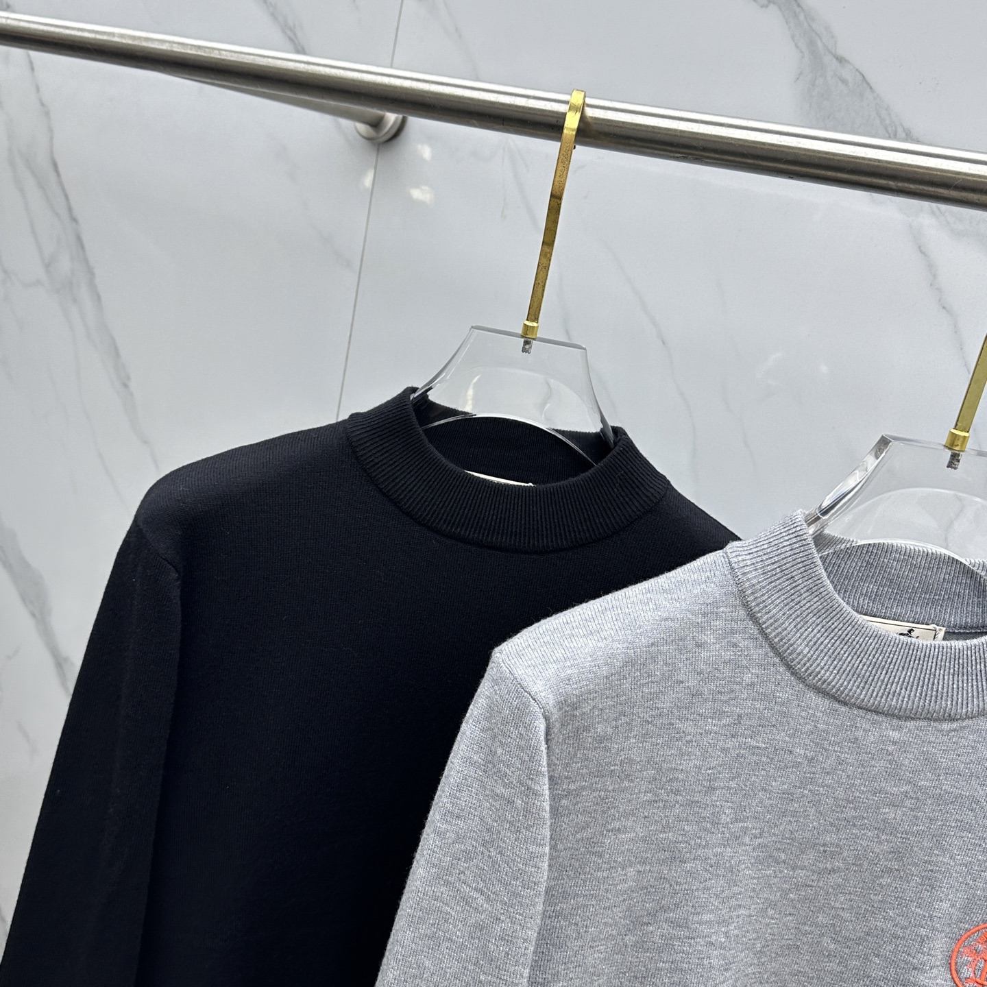 🆕Hermes爱马仕 2025ss秋冬新品男士圆领套头针织羊毛衫 日常穿搭 精简品质款 干净百搭。客供定