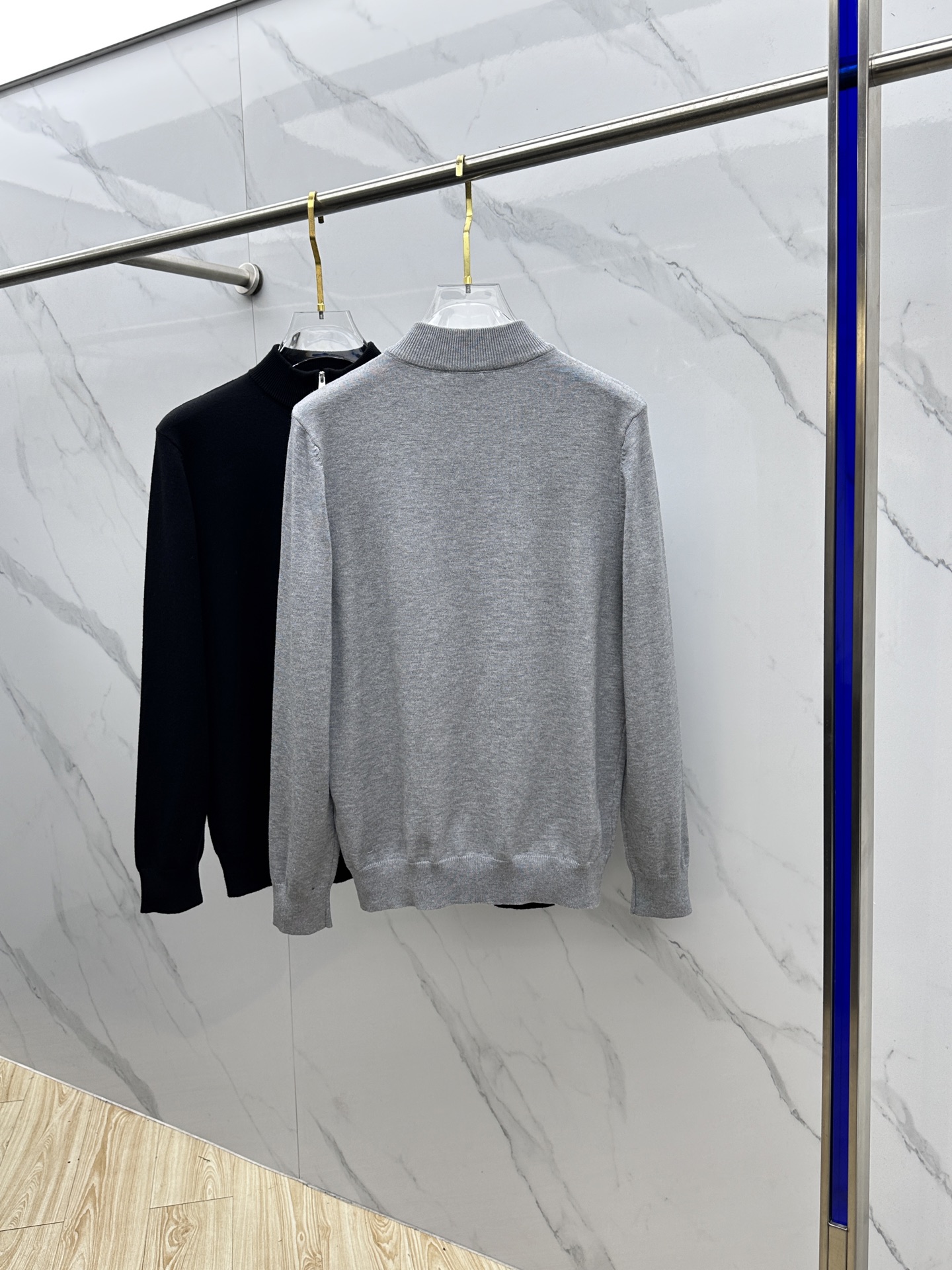 🆕POLO 2025ss秋冬新品半拉链男士针织羊毛衫 日常穿搭 精简品质款 干净百搭。客供定制面料，细节