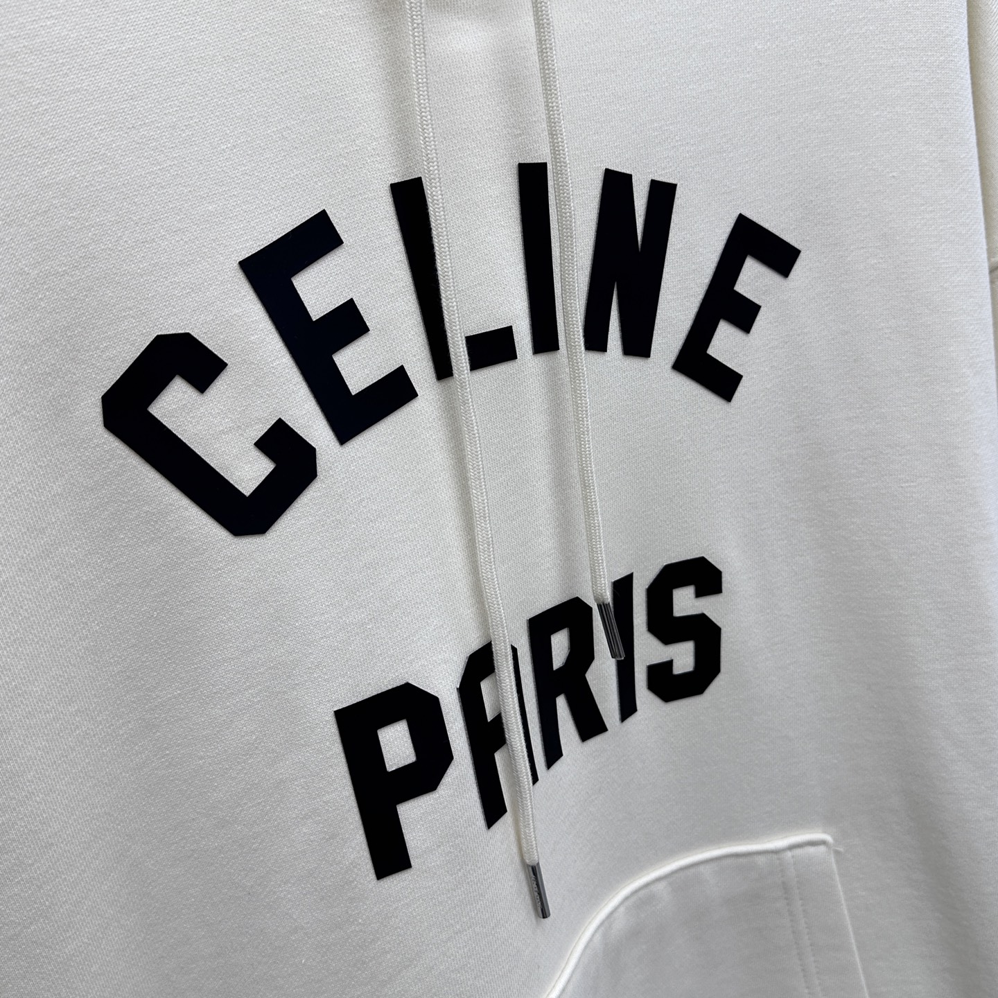 🆕CELINE塞林 2025ss秋冬新品印花连帽卫衣 高超的时尚魅力风范,特立独行的艺术气息.客供定制面