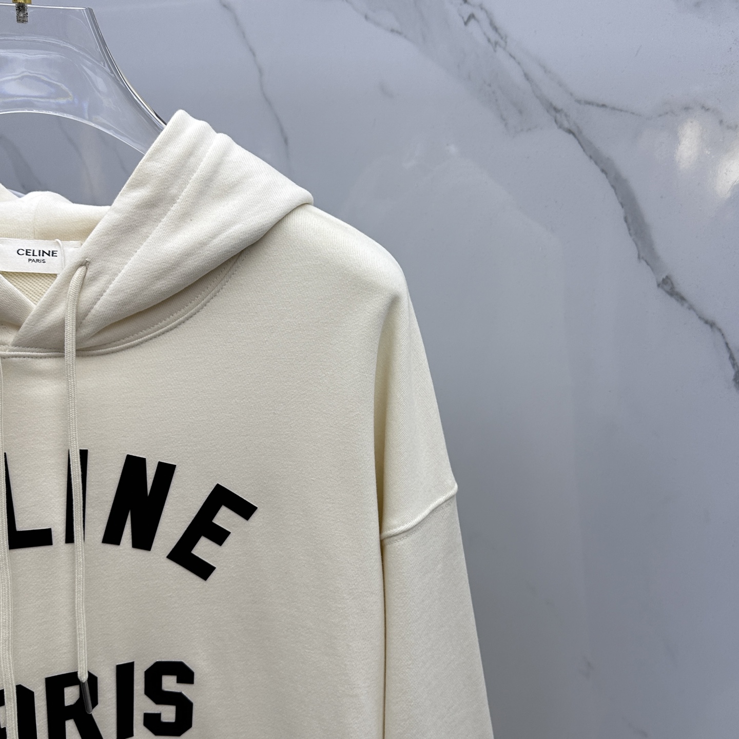 🆕CELINE塞林 2025ss秋冬新品印花连帽卫衣 高超的时尚魅力风范,特立独行的艺术气息.客供定制面
