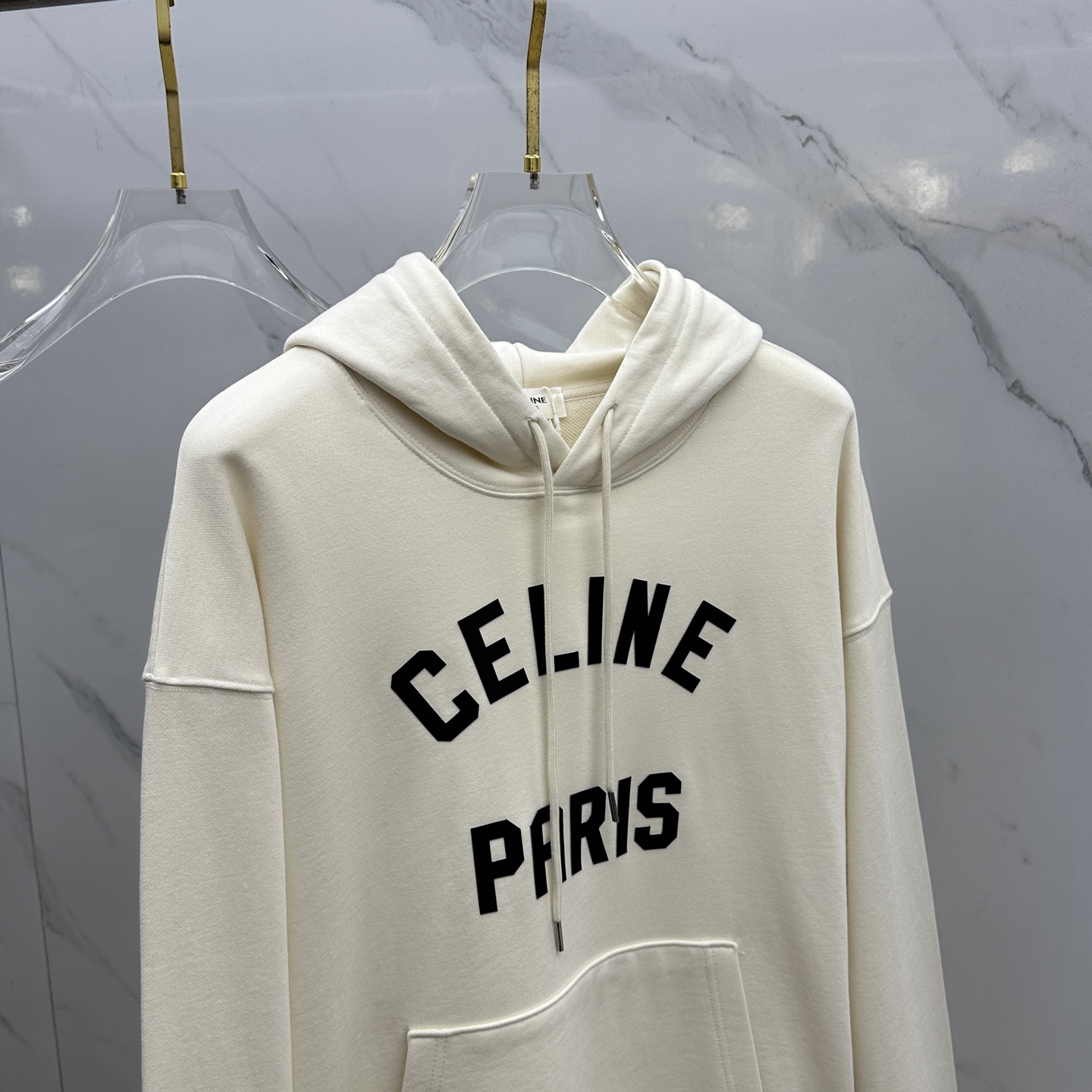 🆕CELINE塞林 2025ss秋冬新品印花连帽卫衣 高超的时尚魅力风范,特立独行的艺术气息.客供定制面