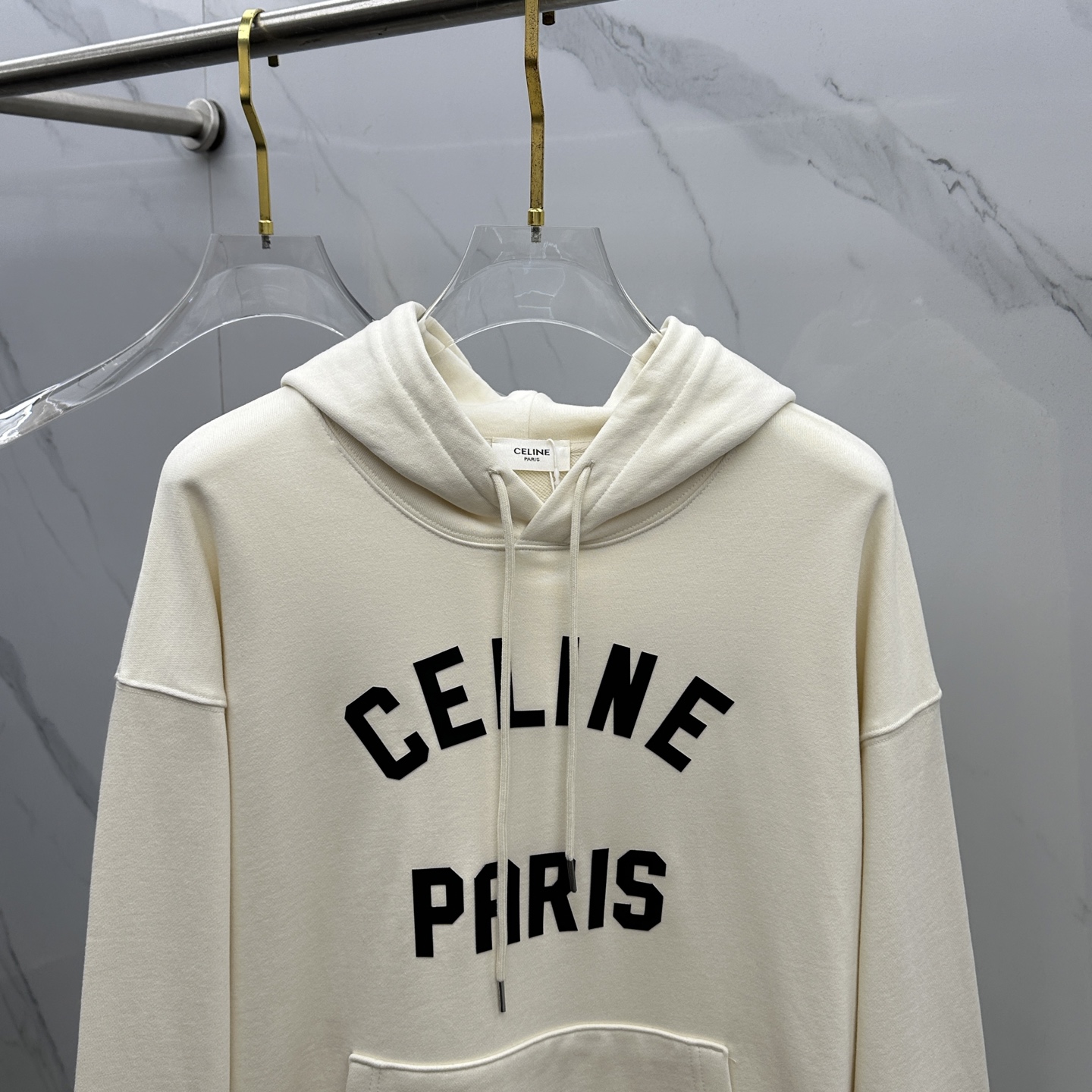 🆕CELINE塞林 2025ss秋冬新品印花连帽卫衣 高超的时尚魅力风范,特立独行的艺术气息.客供定制面