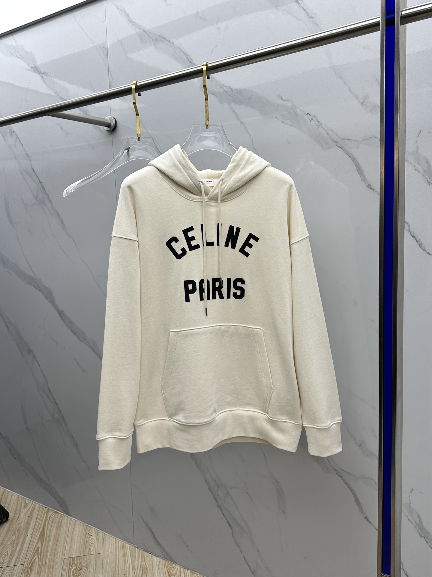 🆕CELINE塞林 2025ss秋冬新品印花连帽卫衣 高超的时尚魅力风范,特立独行的艺术气息.客供定制面